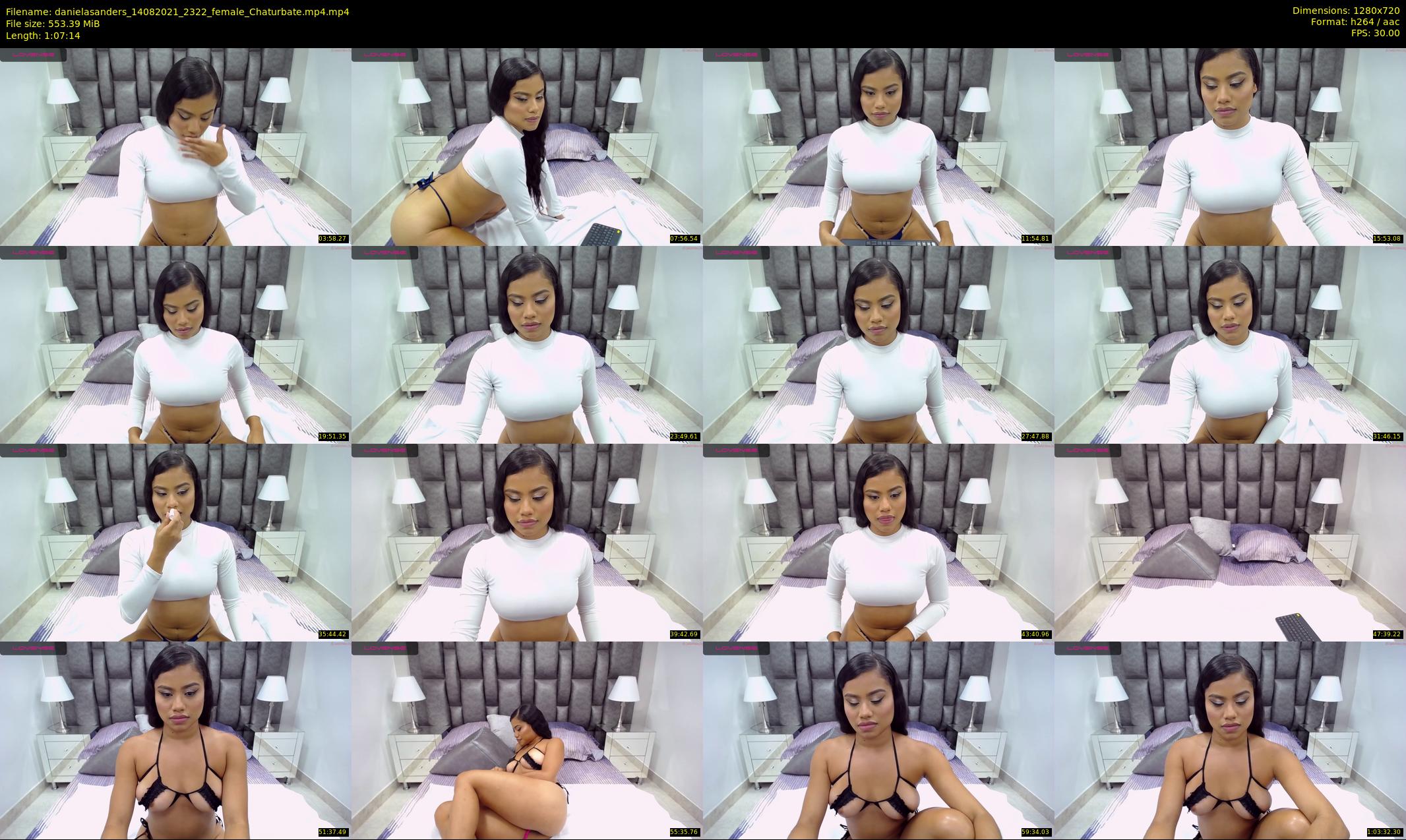 danielasanders — 68 minute Chaturbate Female strip rec, 720p, Aug 14, 2021