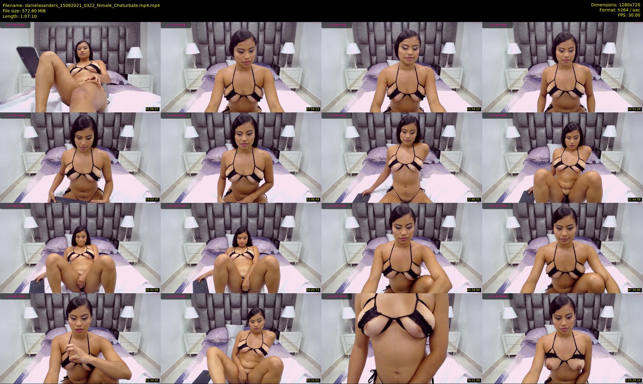 danielasanders — 68 minute Chaturbate Female strip rec, 720p, Aug 15, 2021