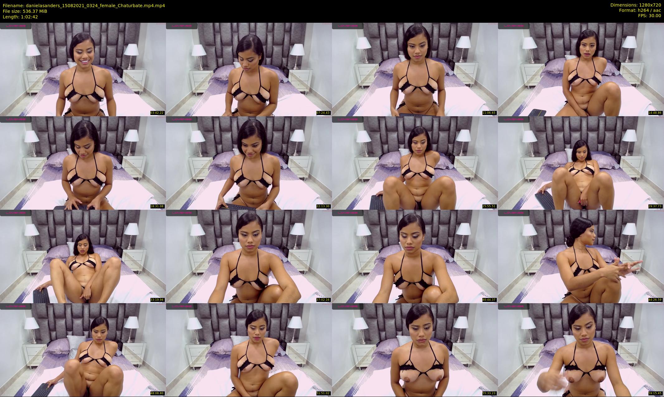 danielasanders — 63 minute Chaturbate Female strip rec, 720p, Aug 15, 2021