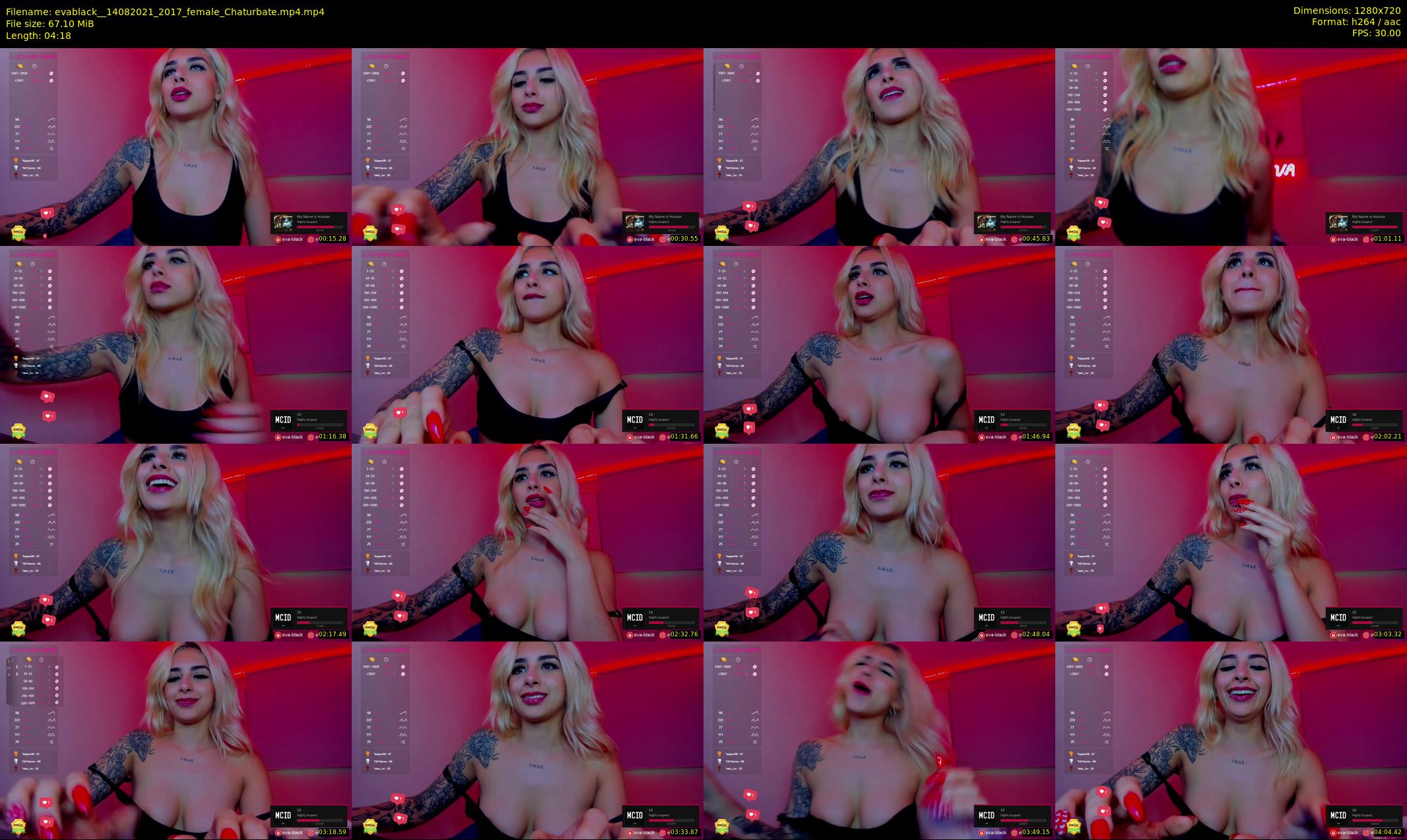 evablack_ — 5 minute Chaturbate Female strip rec, 720p, Aug 14, 2021