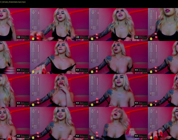 evablack_ — Chaturbate Female strip rec, Aug 14, 2021 20:17