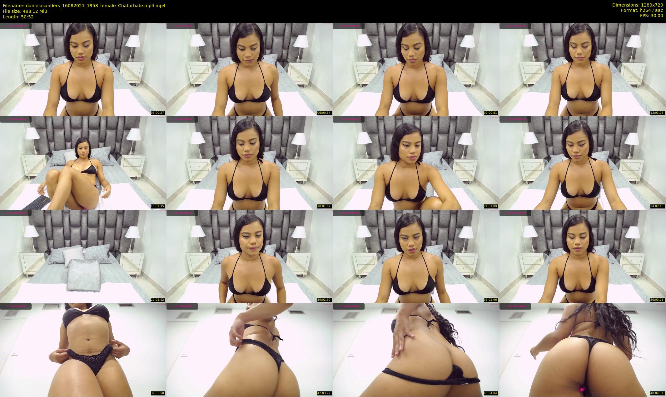 danielasanders — 51 minute Chaturbate Female strip rec, 720p, Aug 16, 2021