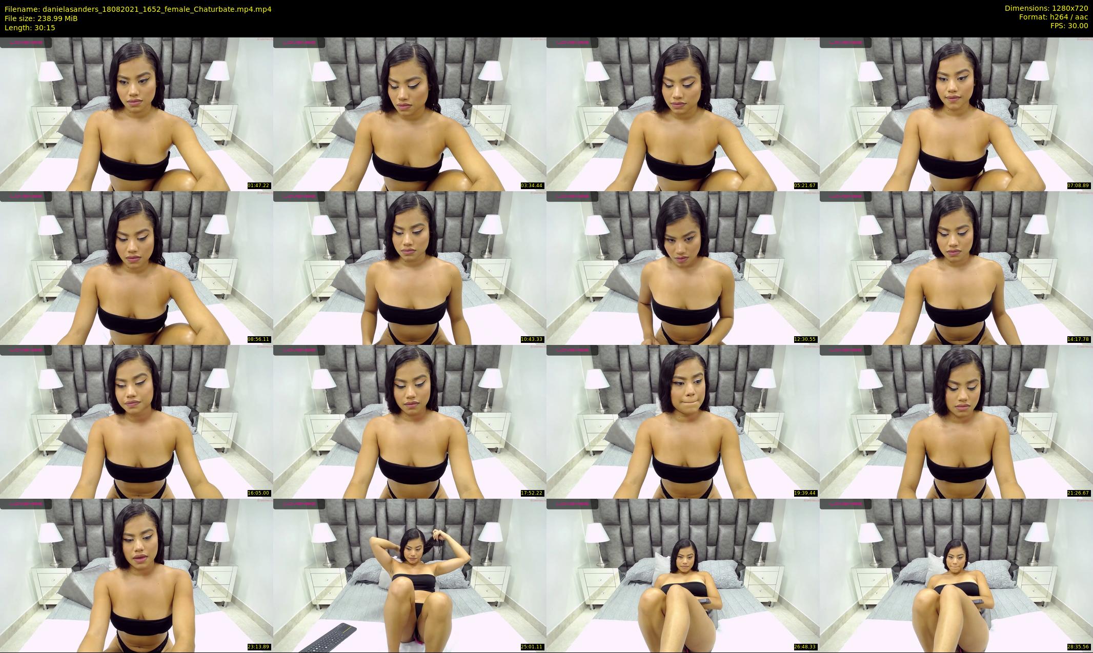 danielasanders — 31 minute Chaturbate Female strip rec, 720p, Aug 18, 2021