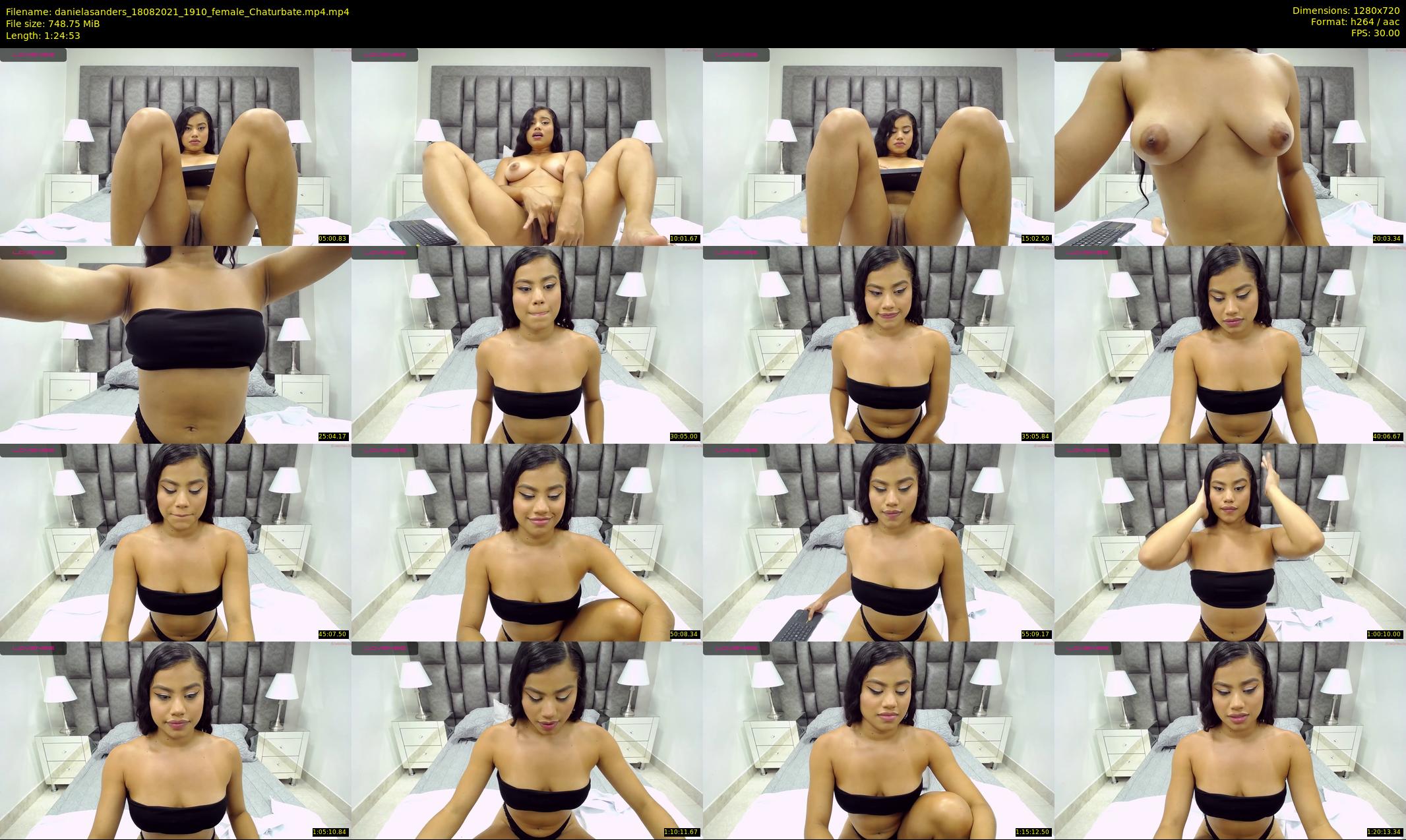 danielasanders — 85 minute Chaturbate Female strip rec, 720p, Aug 18, 2021