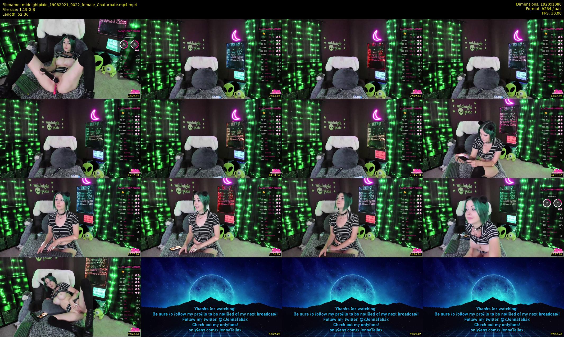 midnightpixie — 53 minute Chaturbate Female strip rec, 1080p, Aug 19, 2021