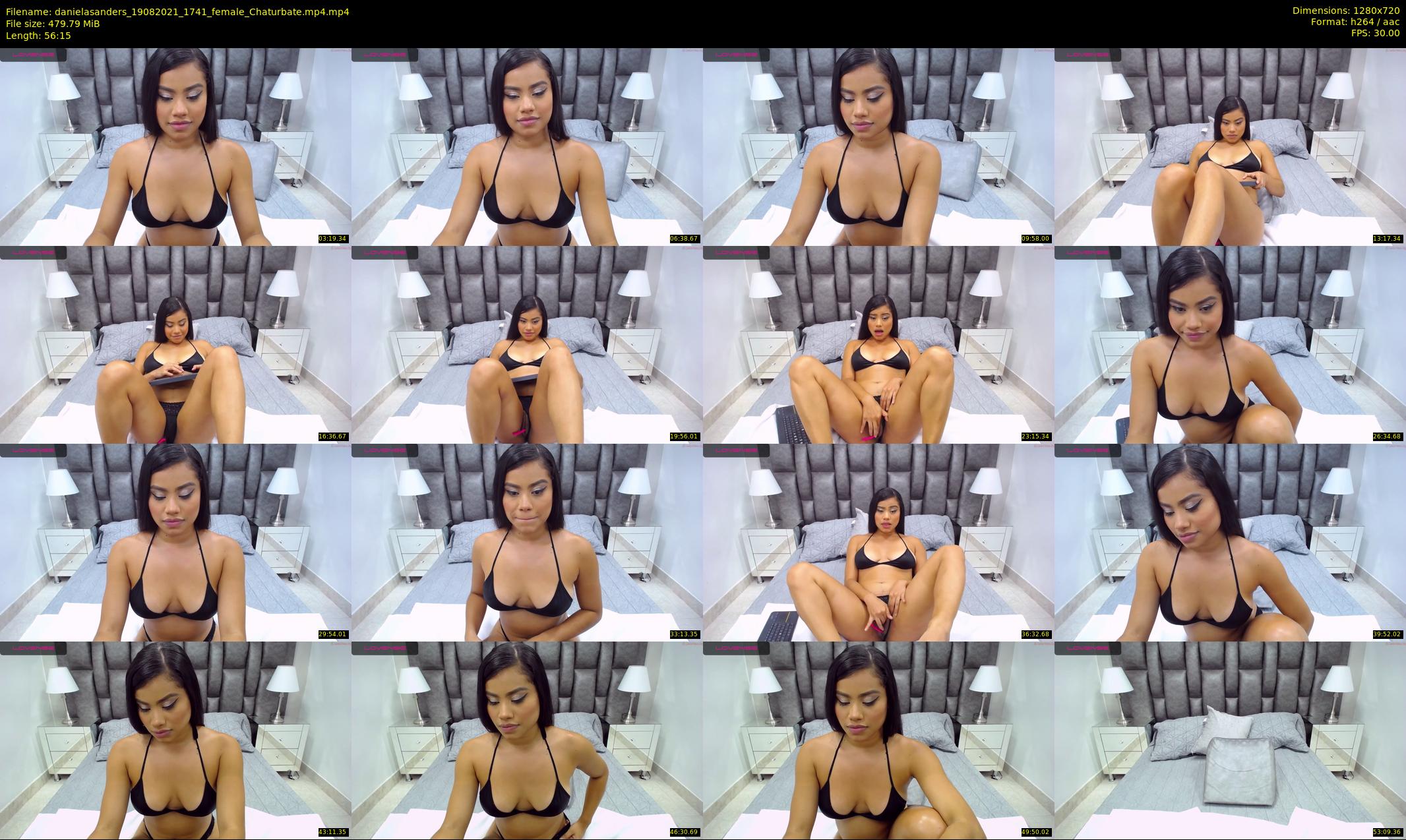 danielasanders — 57 minute Chaturbate Female strip rec, 720p, Aug 19, 2021