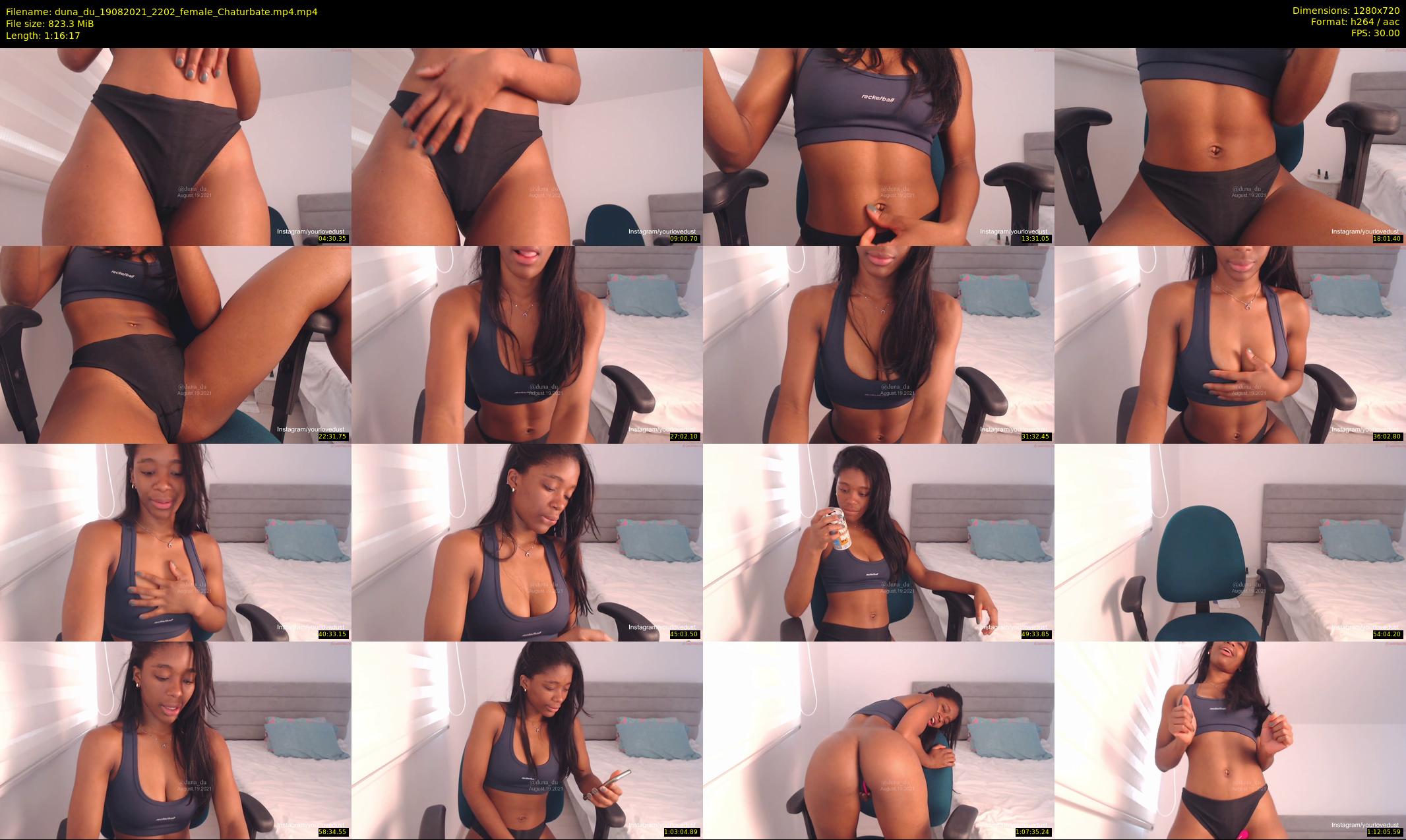duna_du — 77 minute Chaturbate Female strip rec, 720p, Aug 19, 2021