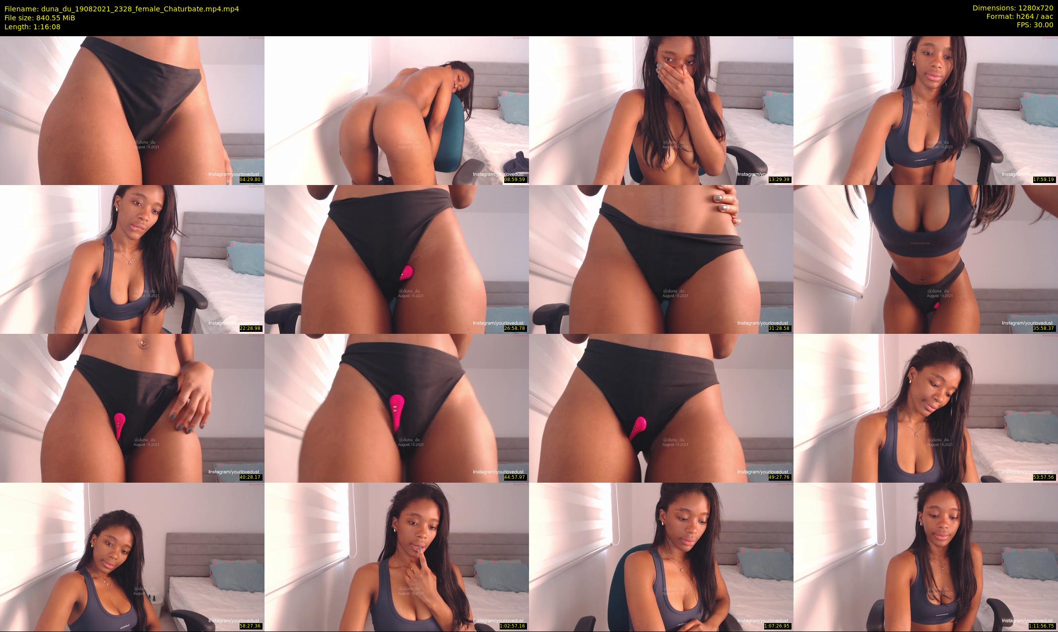 duna_du — 77 minute Chaturbate Female strip rec, 720p, Aug 19, 2021