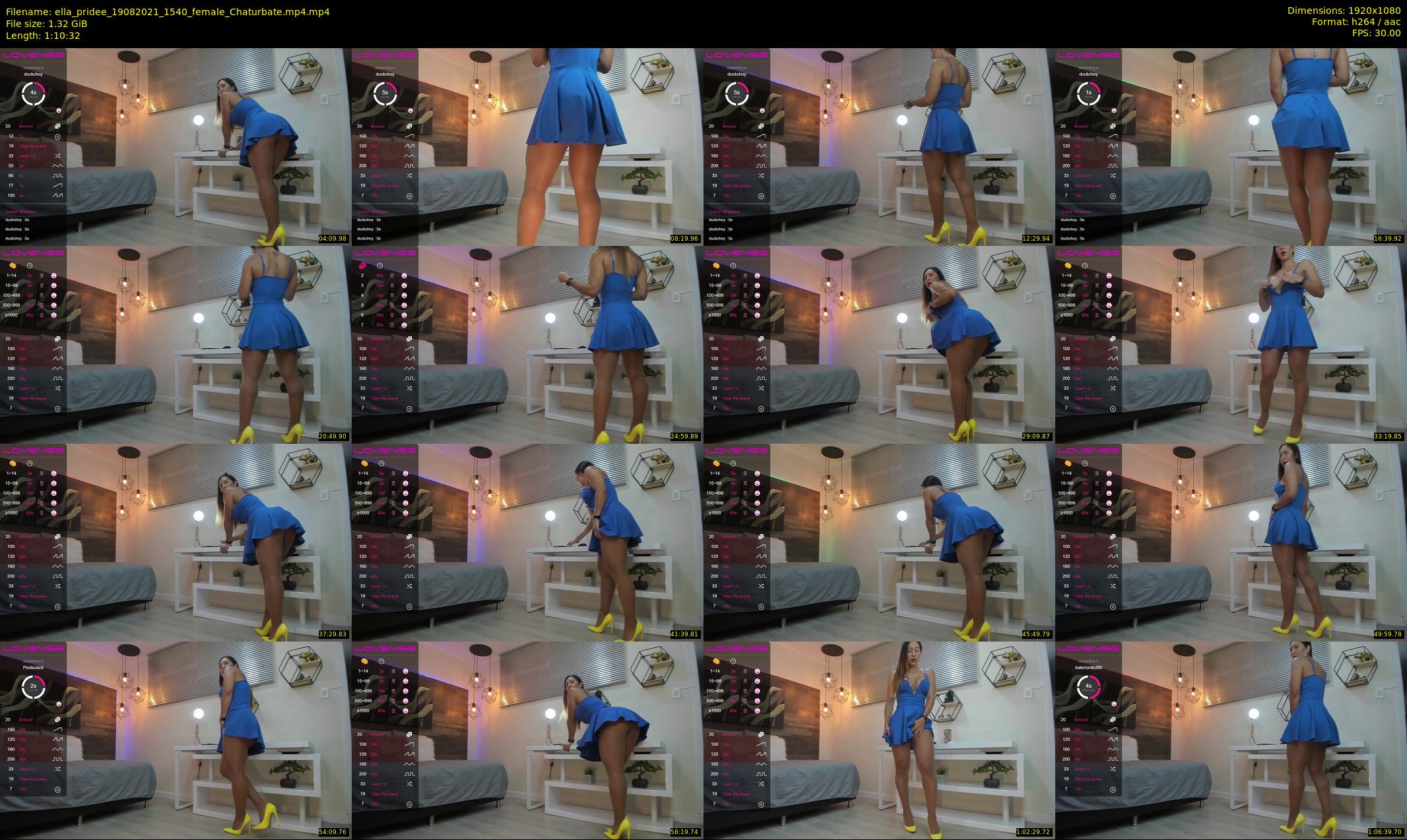 ella_pridee — 71 minute Chaturbate Female strip rec, 1080p, Aug 19, 2021