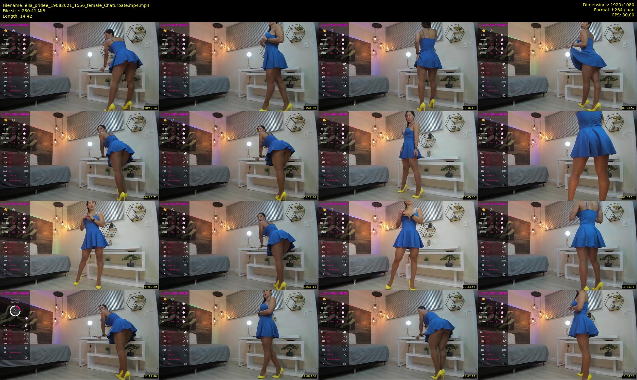 ella_pridee — 15 minute Chaturbate Female strip rec, 1080p, Aug 19, 2021