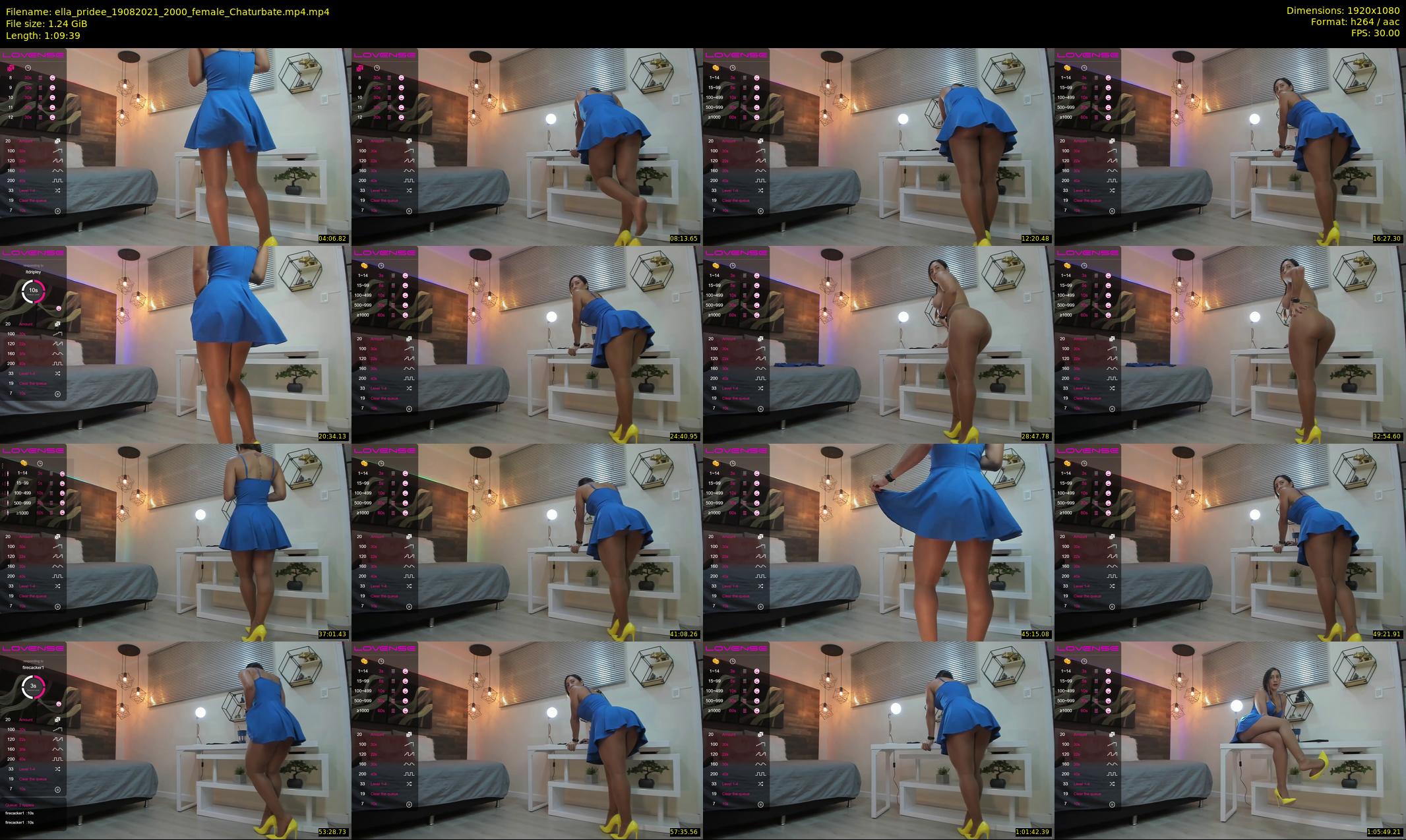 ella_pridee — 70 minute Chaturbate Female strip rec, 1080p, Aug 19, 2021