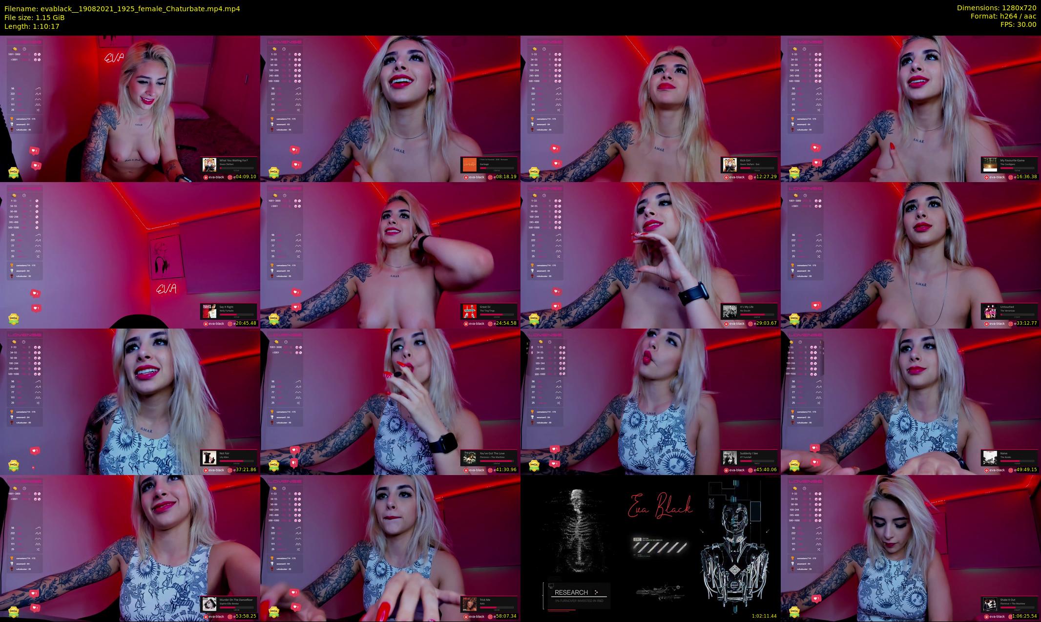 evablack_ — 71 minute Chaturbate Female strip rec, 720p, Aug 19, 2021