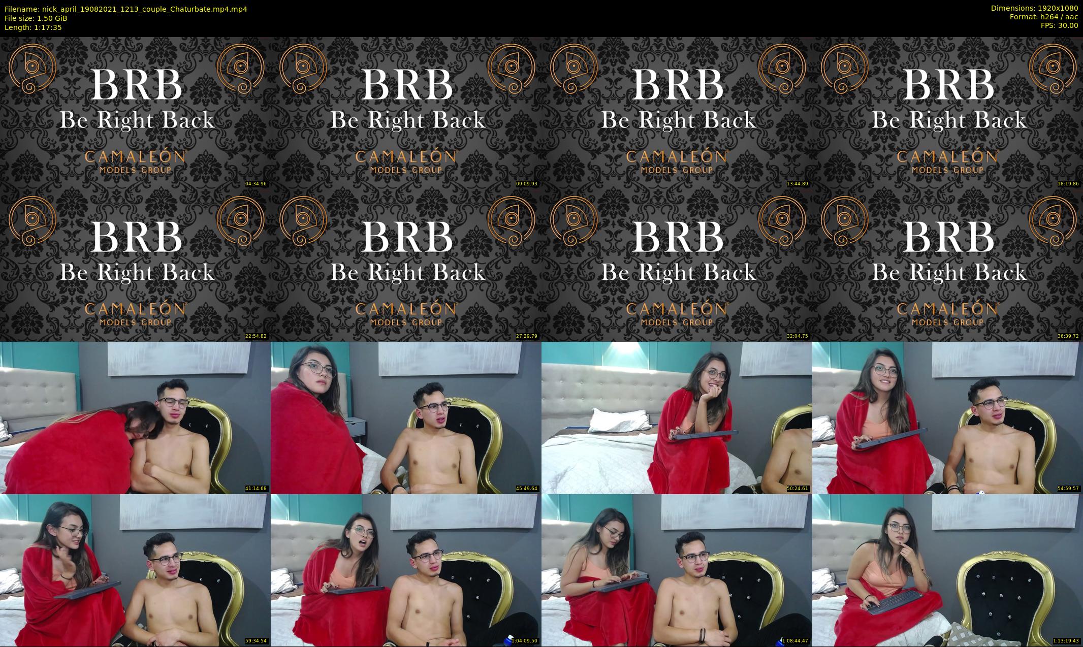 nick_april — 78 minute Chaturbate Couple strip rec, 1080p, Aug 19, 2021