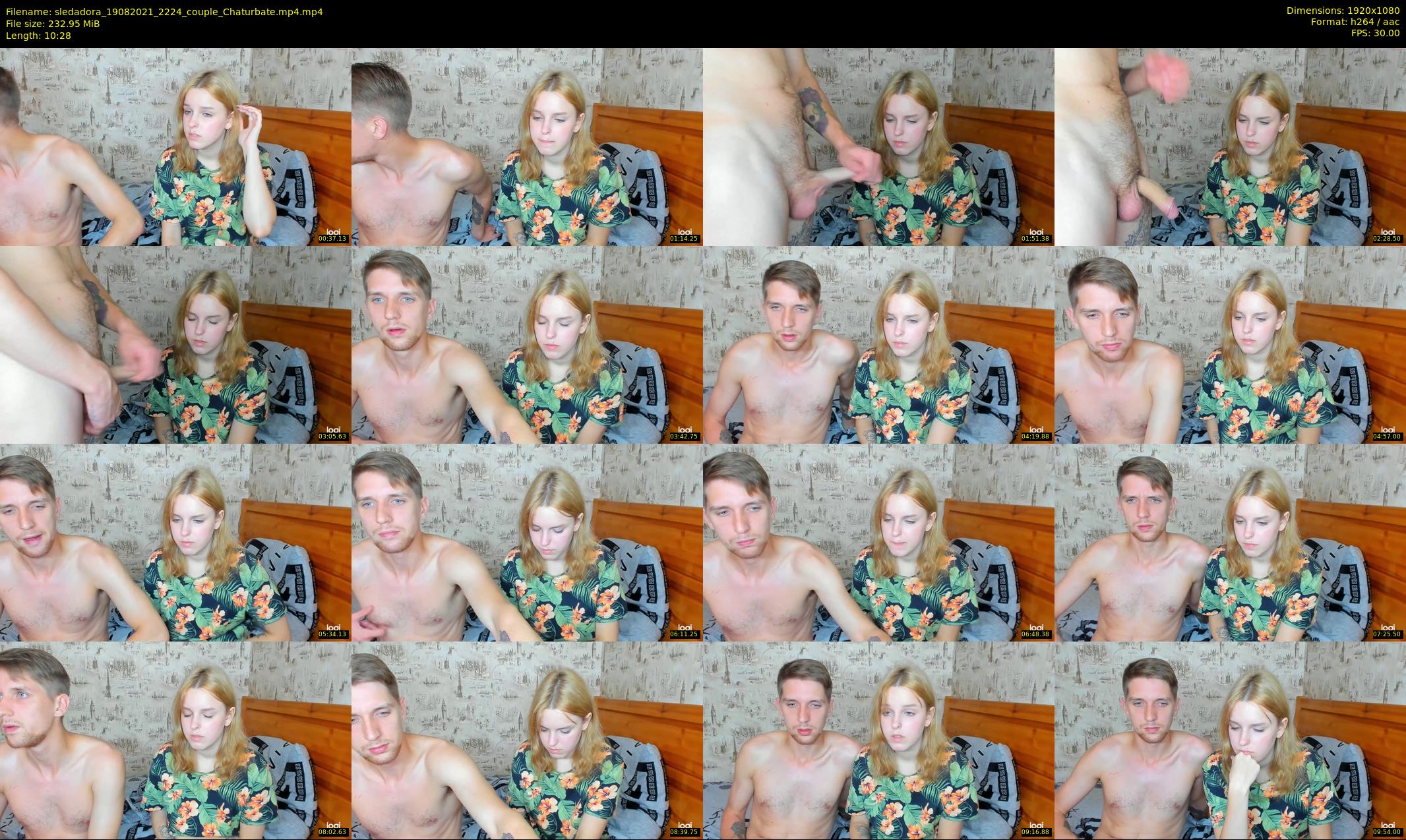 sledadora — 11 minute Chaturbate Couple strip rec, 1080p, Aug 19, 2021