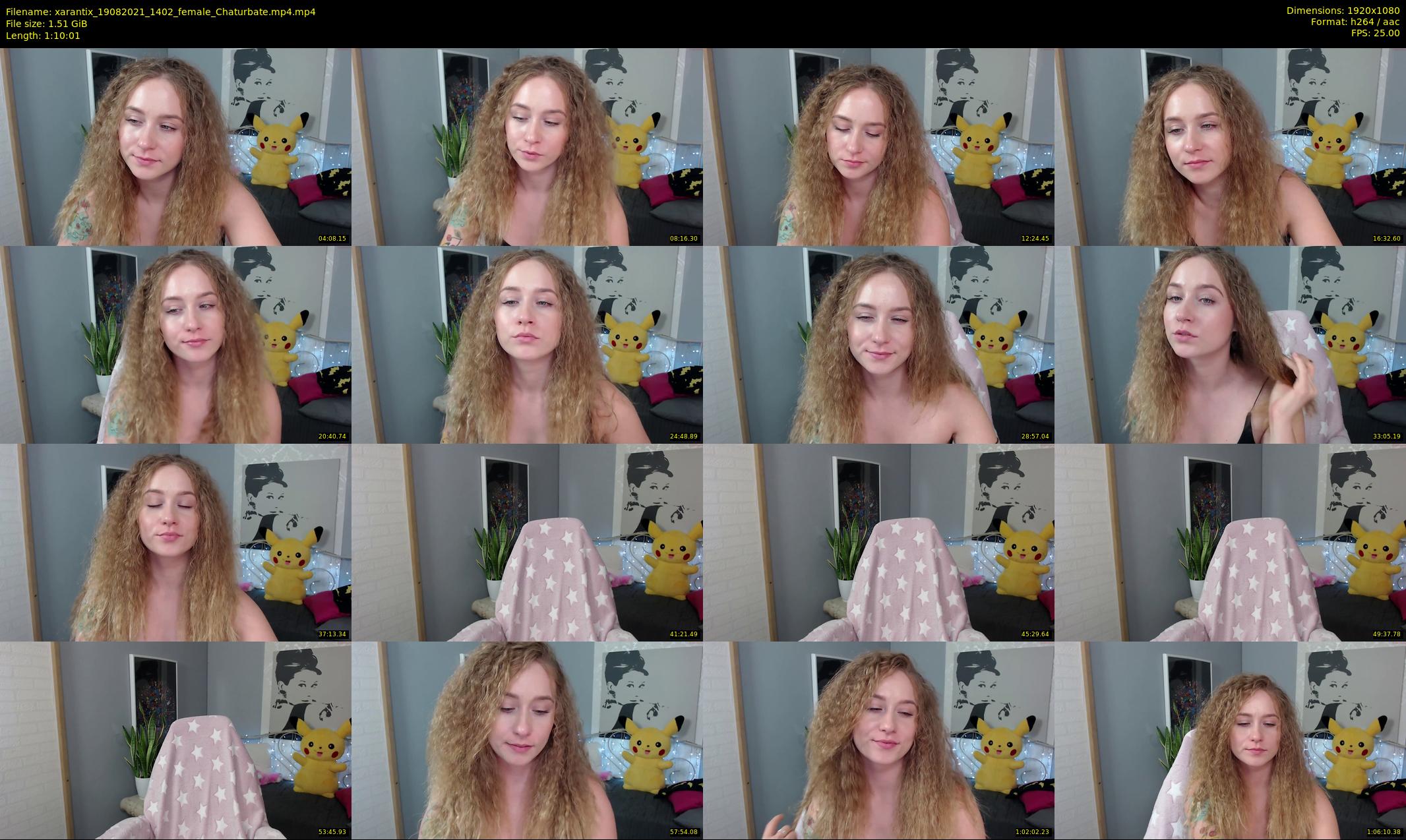 xarantix — 71 minute Chaturbate Female strip rec, 1080p, Aug 19, 2021