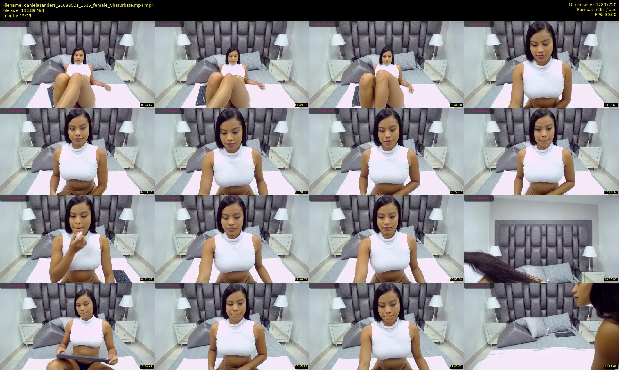 danielasanders — 16 minute Chaturbate Female strip rec, 720p, Aug 21, 2021