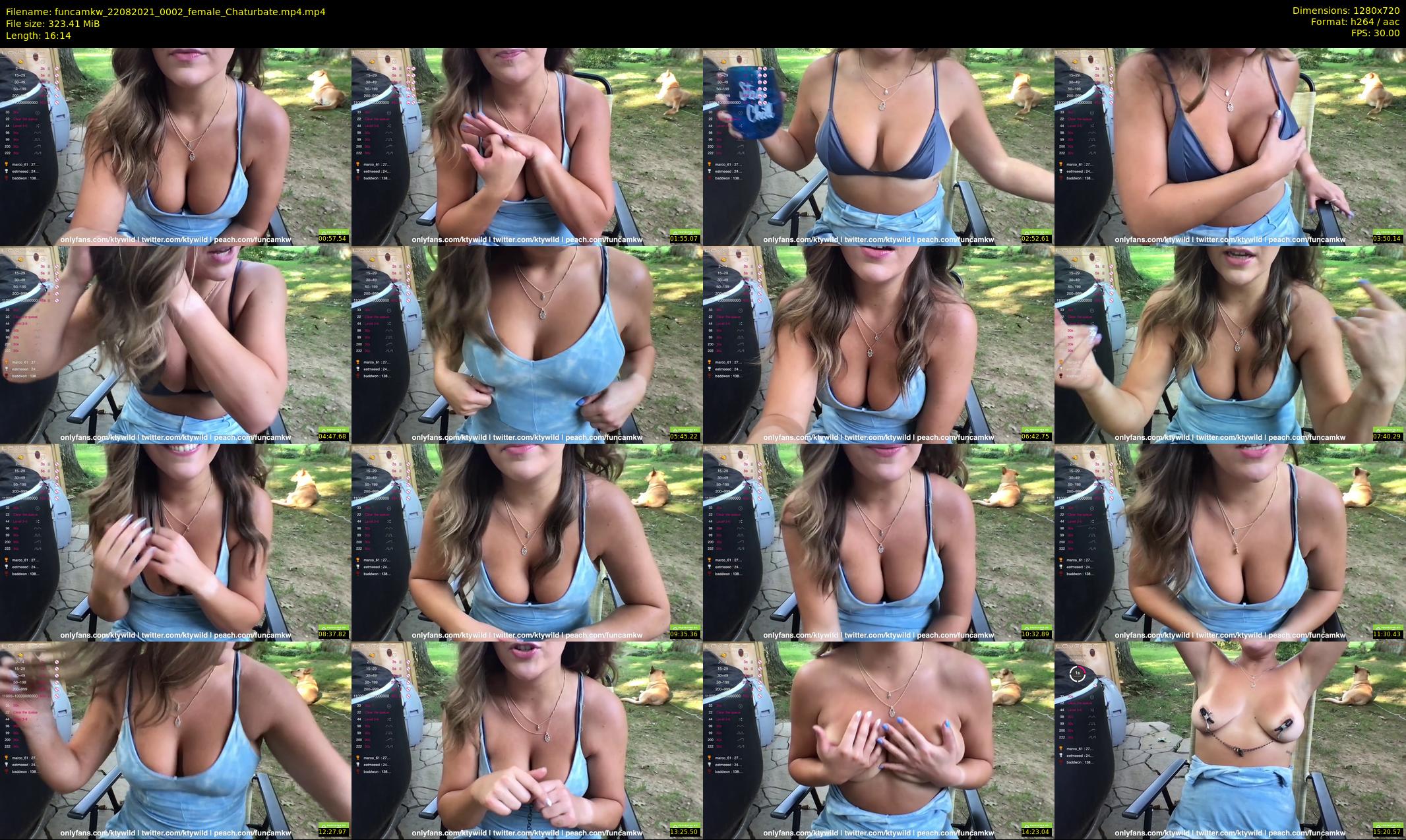 funcamkw — 17 minute Chaturbate Female strip rec, 720p, Aug 22, 2021