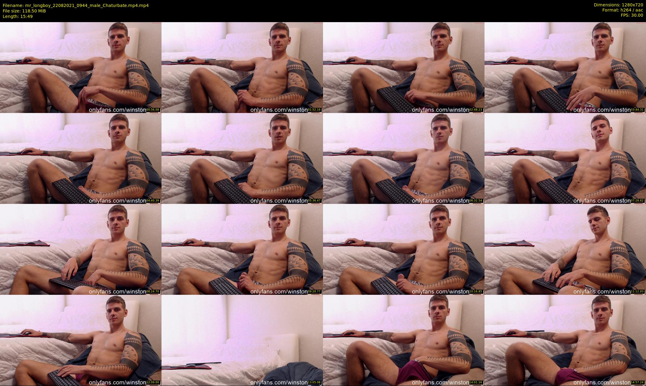 mr_longboy — 16 minute Chaturbate Male strip rec, 720p, Aug 22, 2021