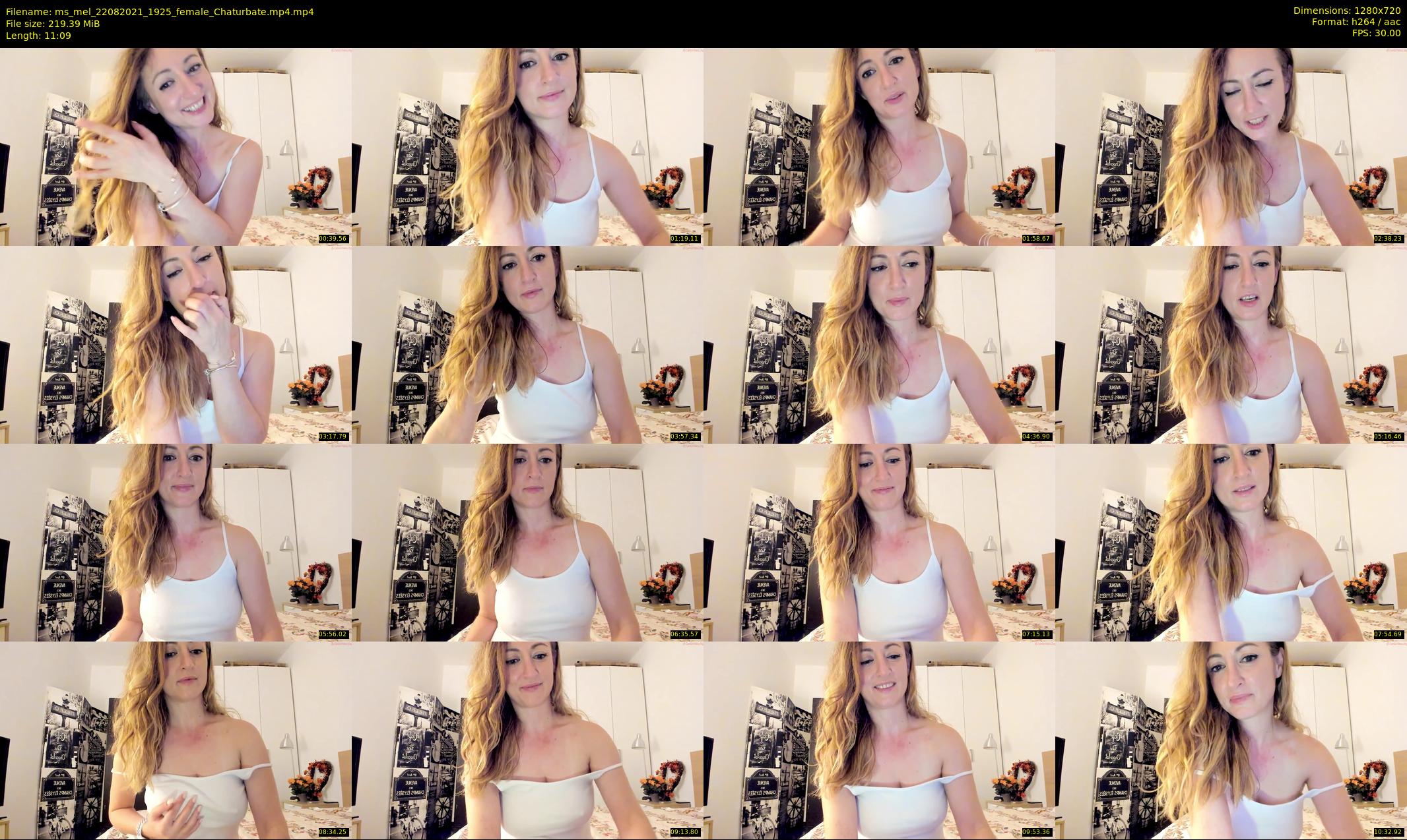 ms_mel — 12 minute Chaturbate Female strip rec, 720p, Aug 22, 2021