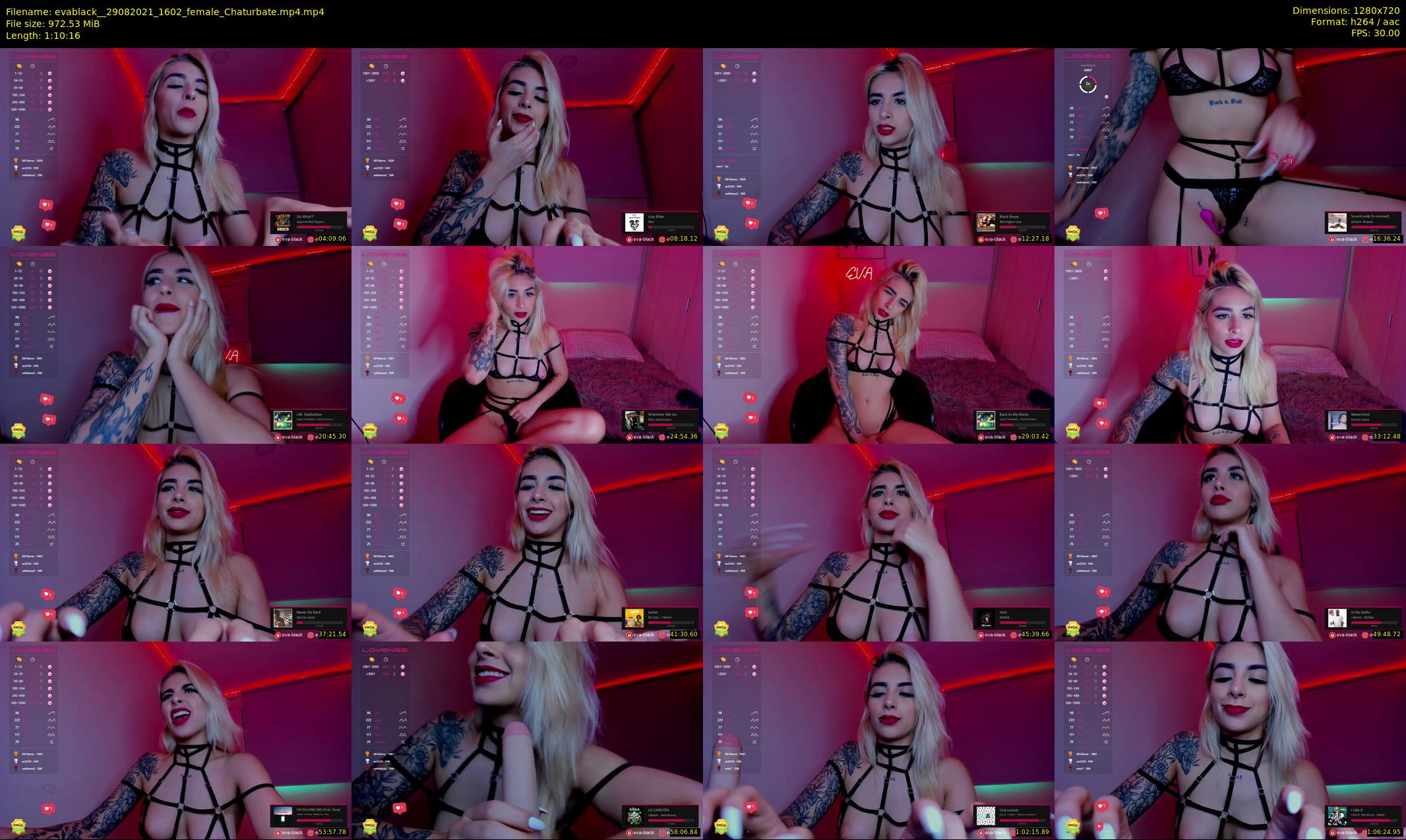 evablack_ — 71 minute Chaturbate Female strip rec, 720p, Aug 29, 2021