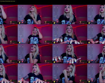 evablack_ — Chaturbate Female strip rec, Aug 29, 2021 20:57