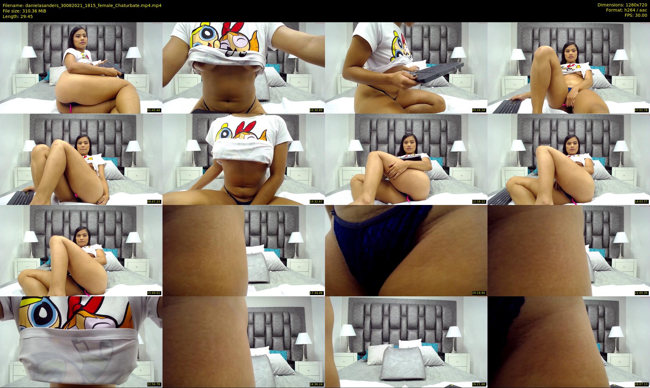 danielasanders — 30 minute Chaturbate Female strip rec, 720p, Aug 30, 2021