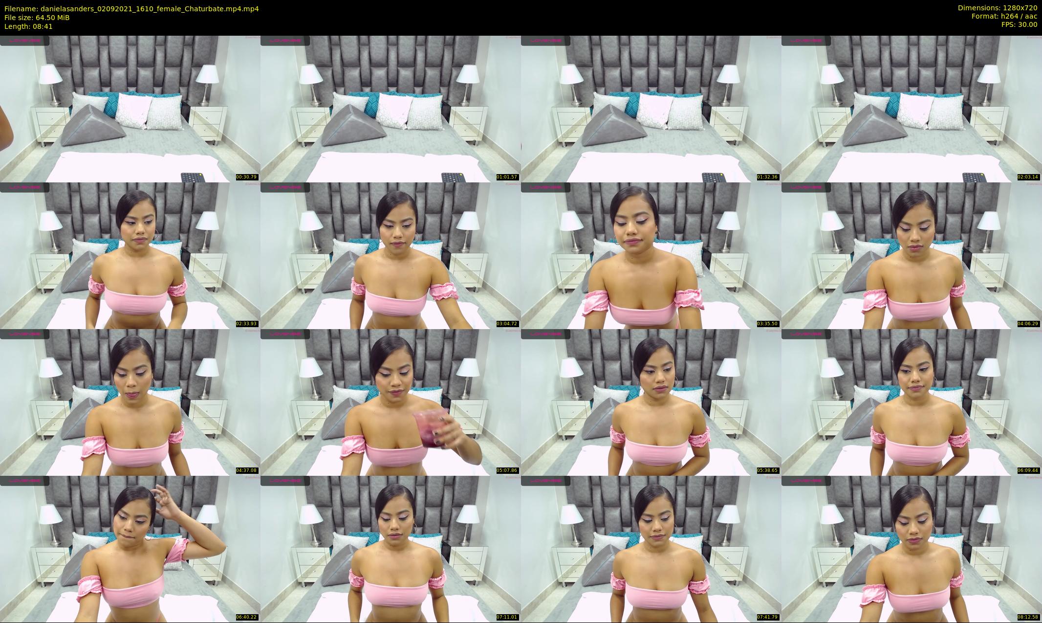 danielasanders — 9 minute Chaturbate Female strip rec, 720p, Sep 2, 2021