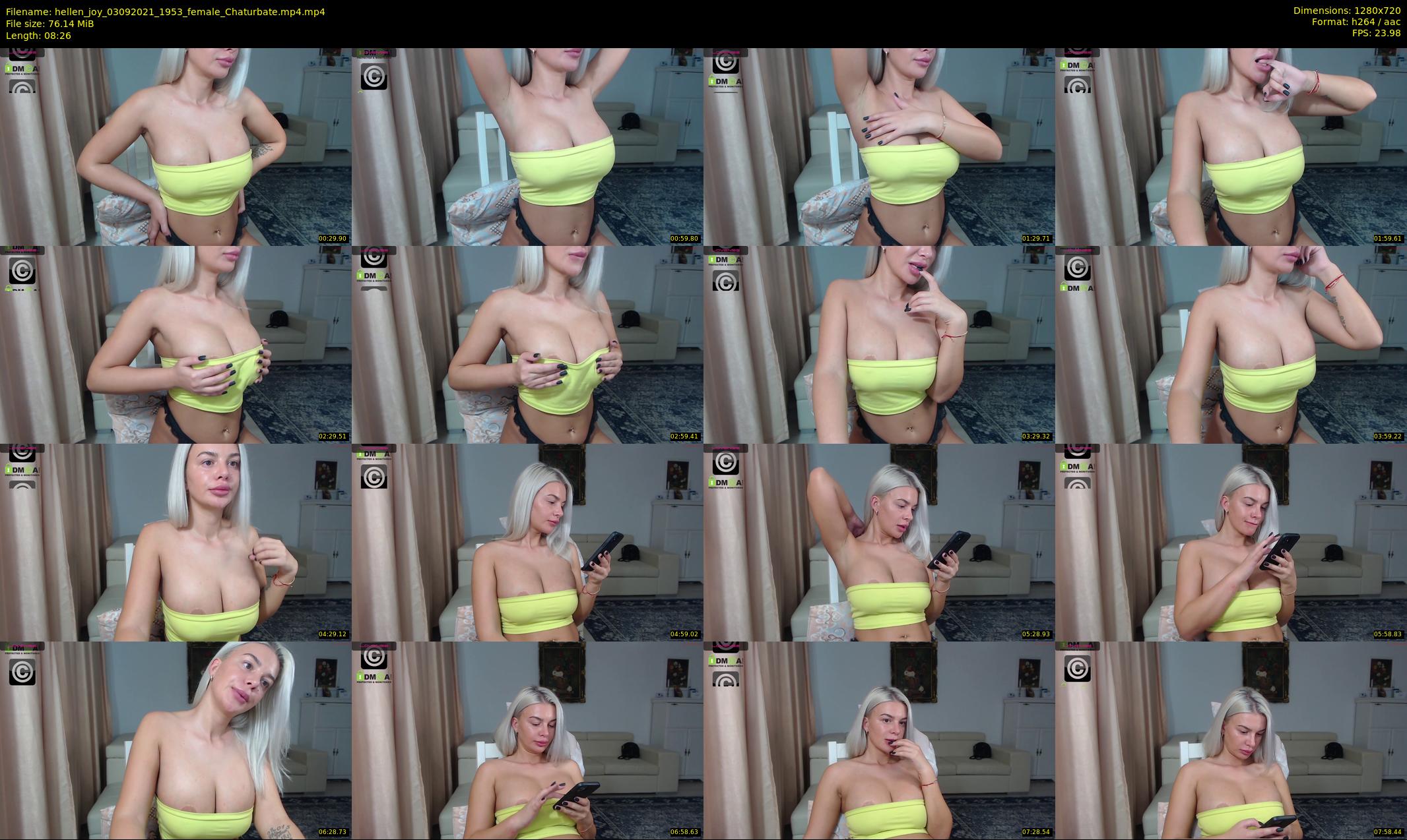 hellen_joy — 9 minute Chaturbate Female strip rec, 720p, Sep 3, 2021