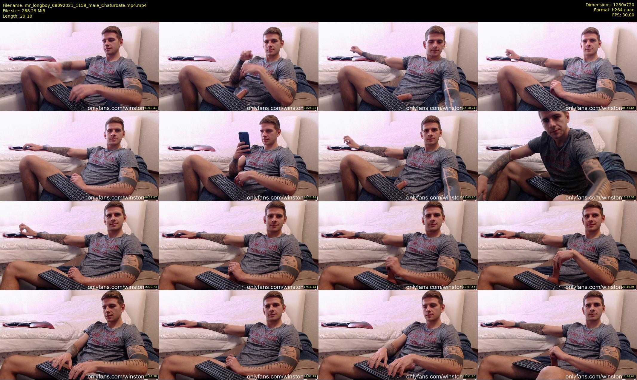 mr_longboy — 30 minute Chaturbate Male strip rec, 720p, Sep 8, 2021