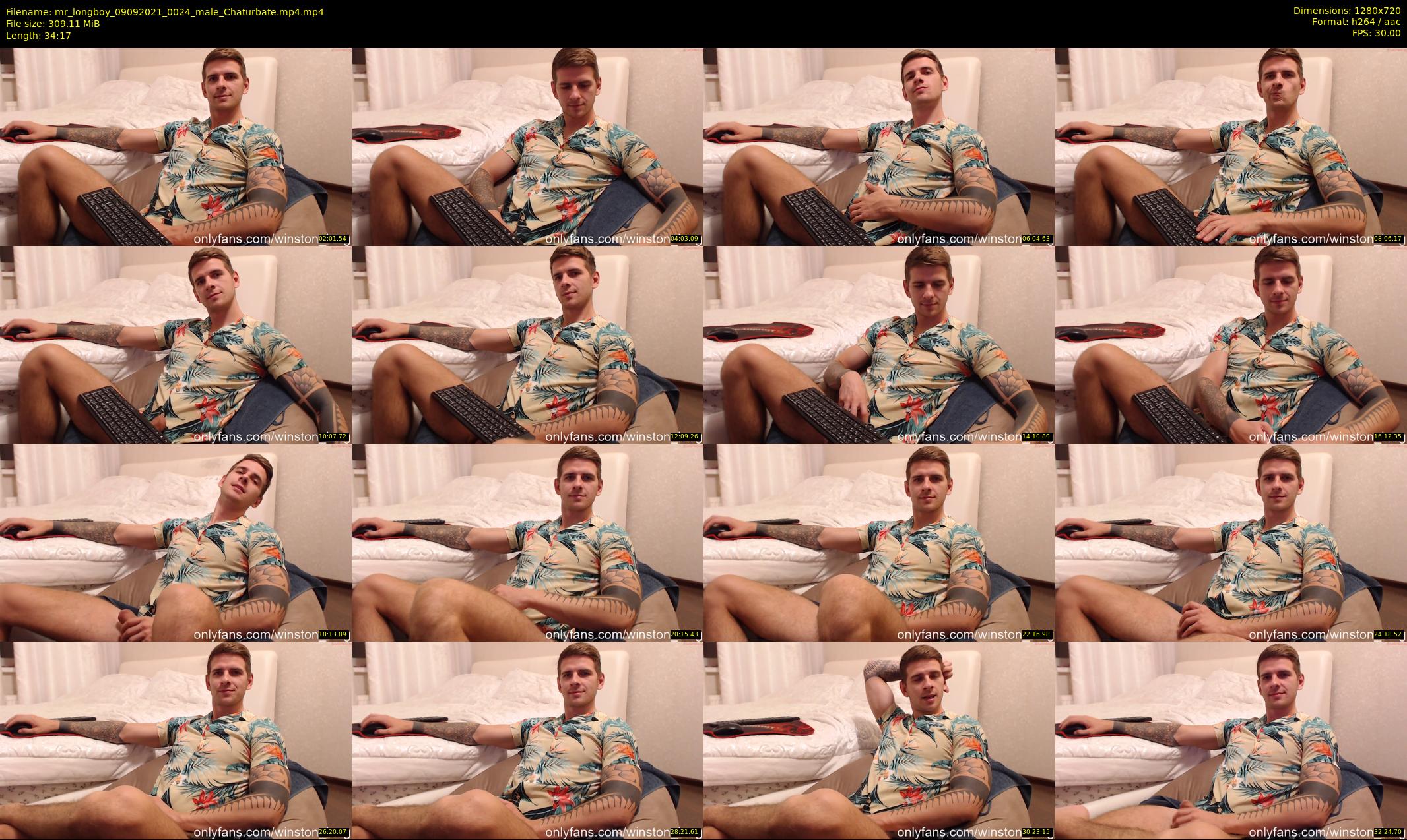 mr_longboy — 35 minute Chaturbate Male strip rec, 720p, Sep 9, 2021