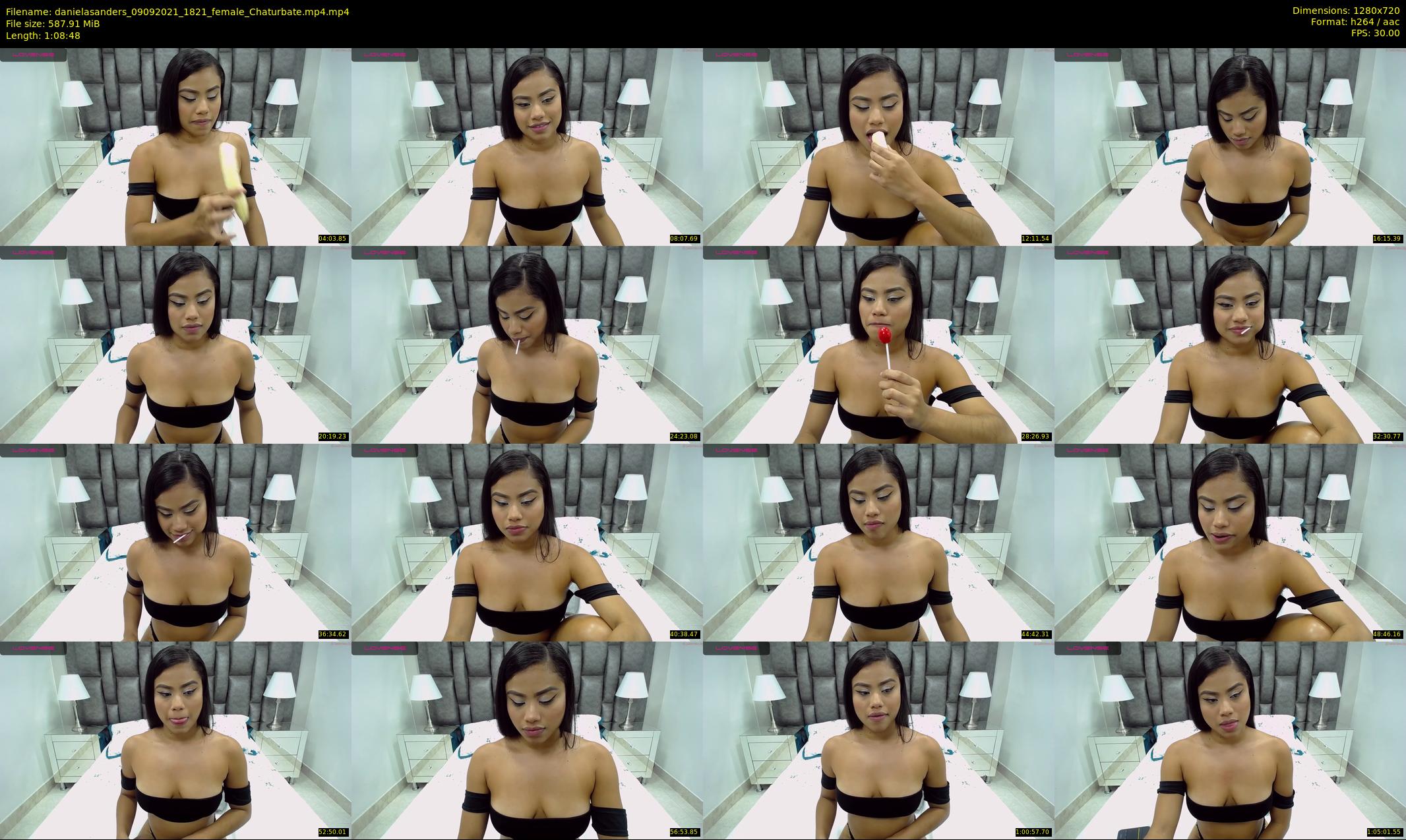 danielasanders — 69 minute Chaturbate Female strip rec, 720p, Sep 9, 2021