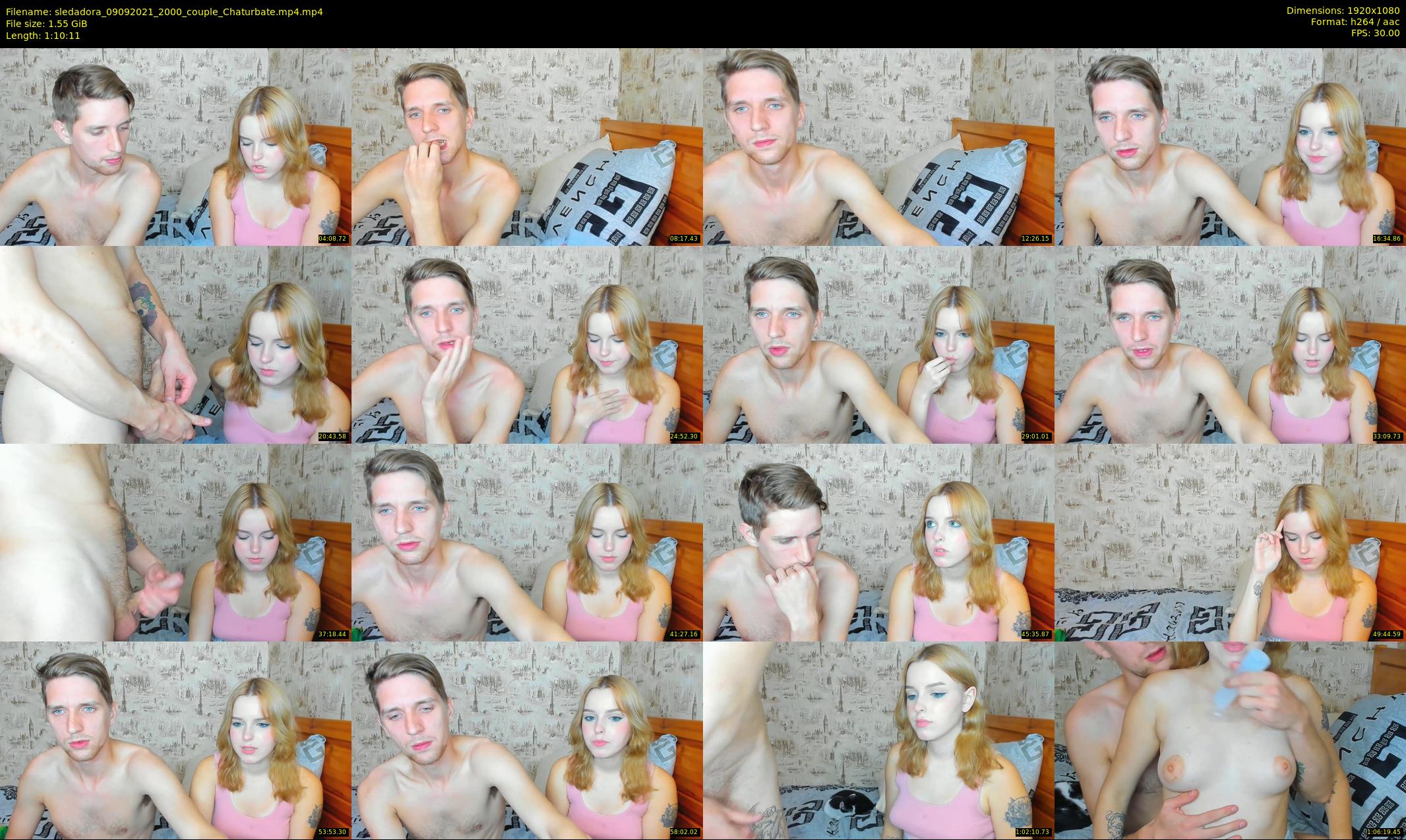 sledadora — 71 minute Chaturbate Couple strip rec, 1080p, Sep 9, 2021