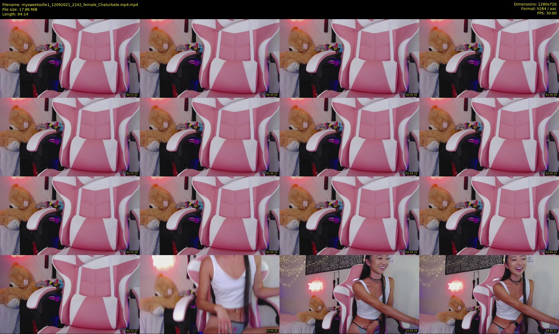 mysweetsofie1 — 5 minute Chaturbate Female strip rec, 720p, Sep 12, 2021