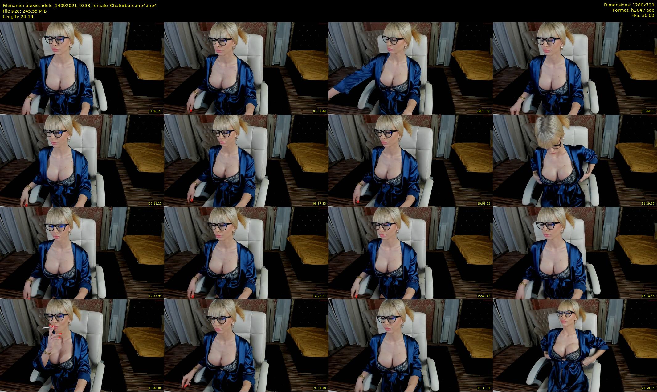 alexissadele — 25 minute Chaturbate Female strip rec, 720p, Sep 14, 2021