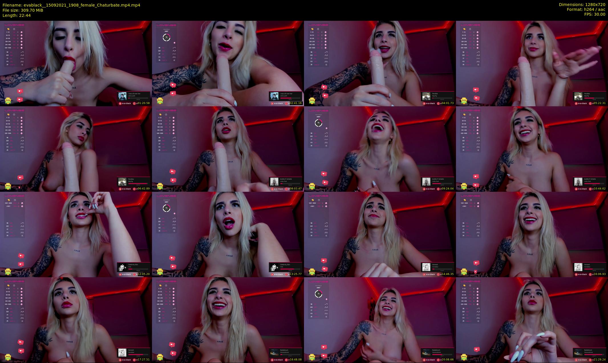 evablack_ — 23 minute Chaturbate Female strip rec, 720p, Sep 15, 2021