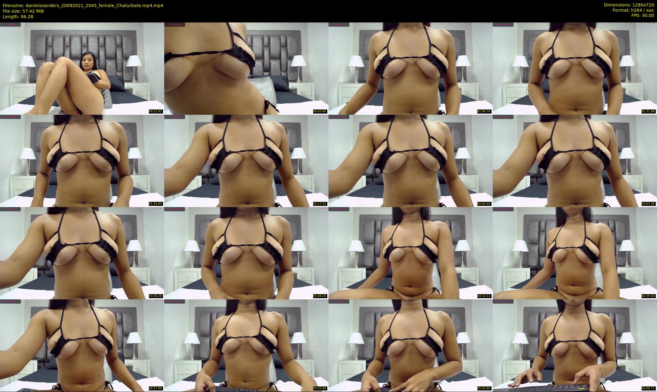 danielasanders — 7 minute Chaturbate Female strip rec, 720p, Sep 20, 2021