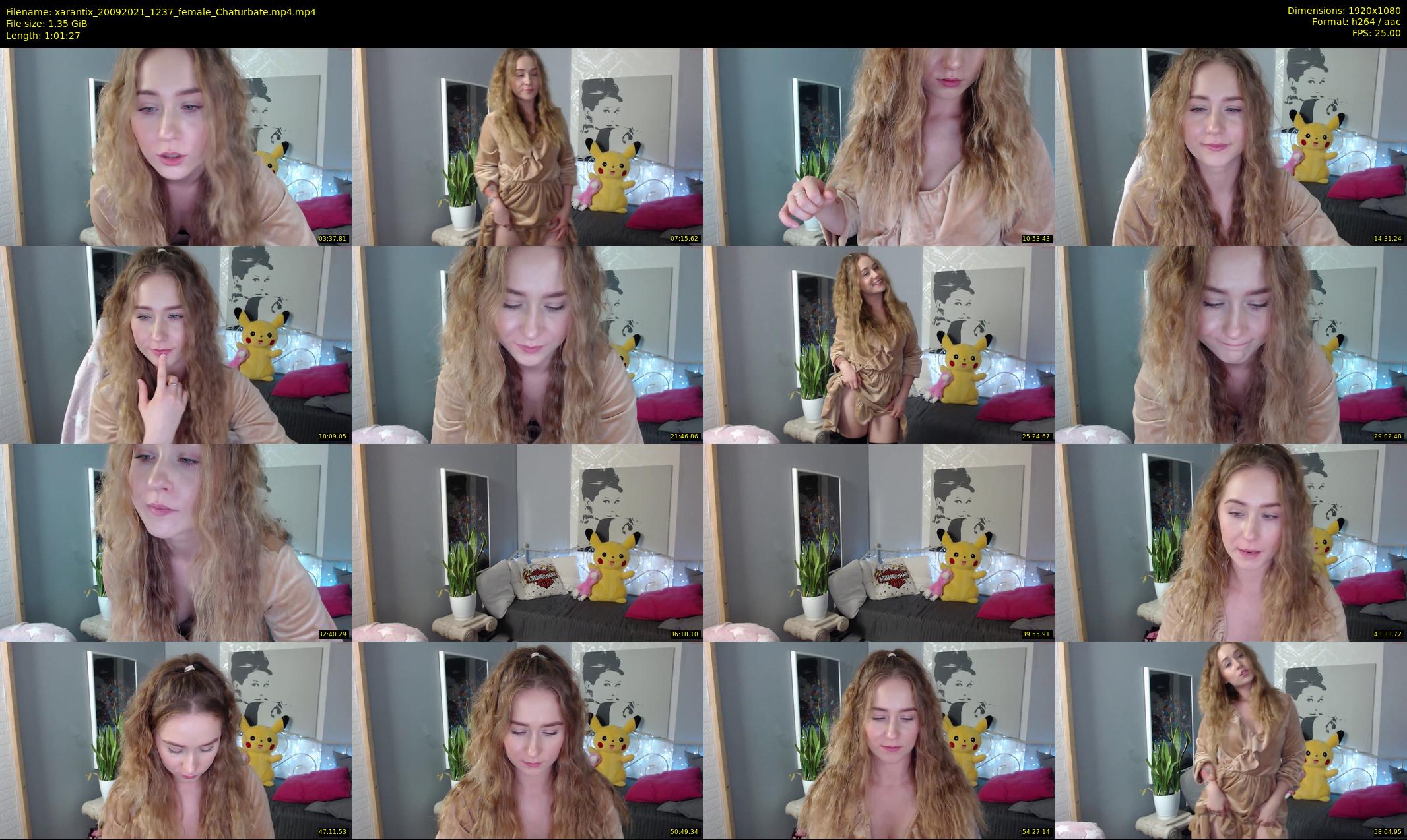 xarantix — 62 minute Chaturbate Female strip rec, 1080p, Sep 20, 2021