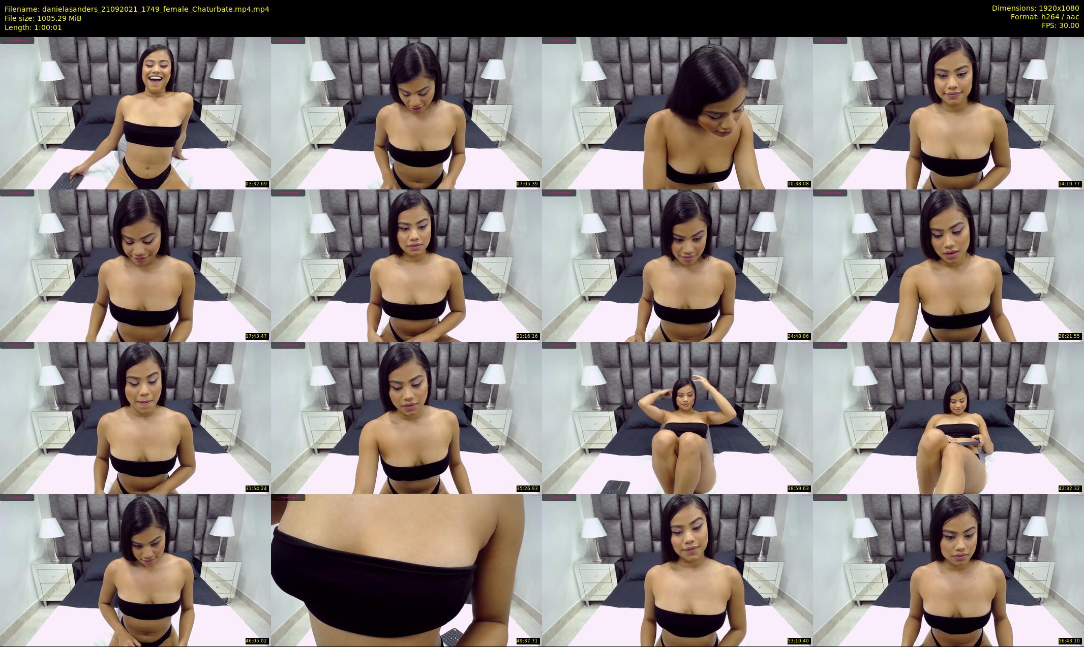danielasanders — 61 minute Chaturbate Female strip rec, 1080p, Sep 21, 2021
