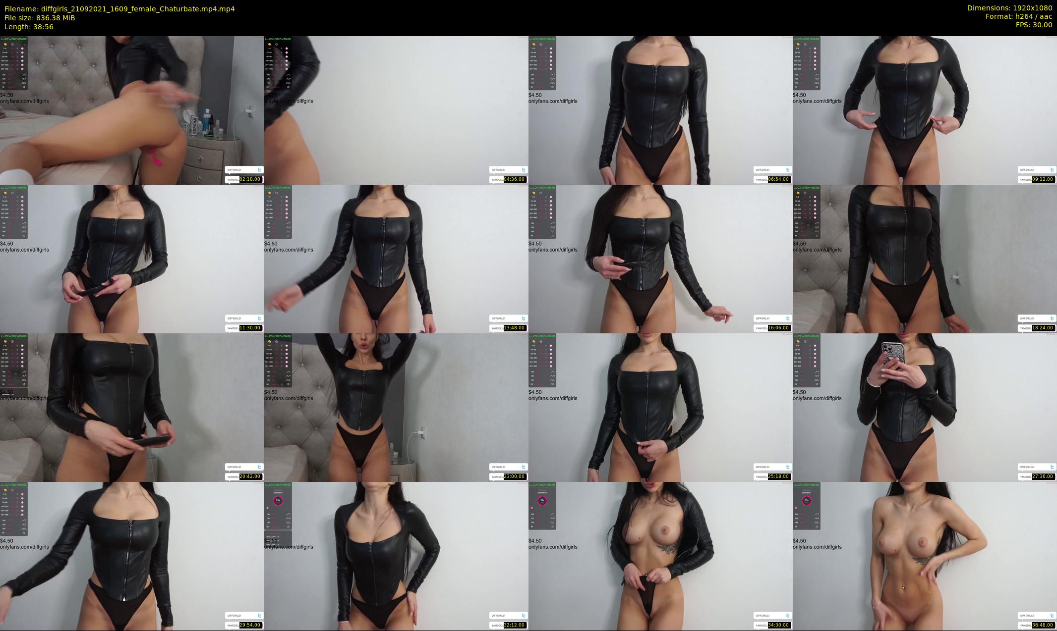 diffgirls — 39 minute Chaturbate Female strip rec, 1080p, Sep 21, 2021