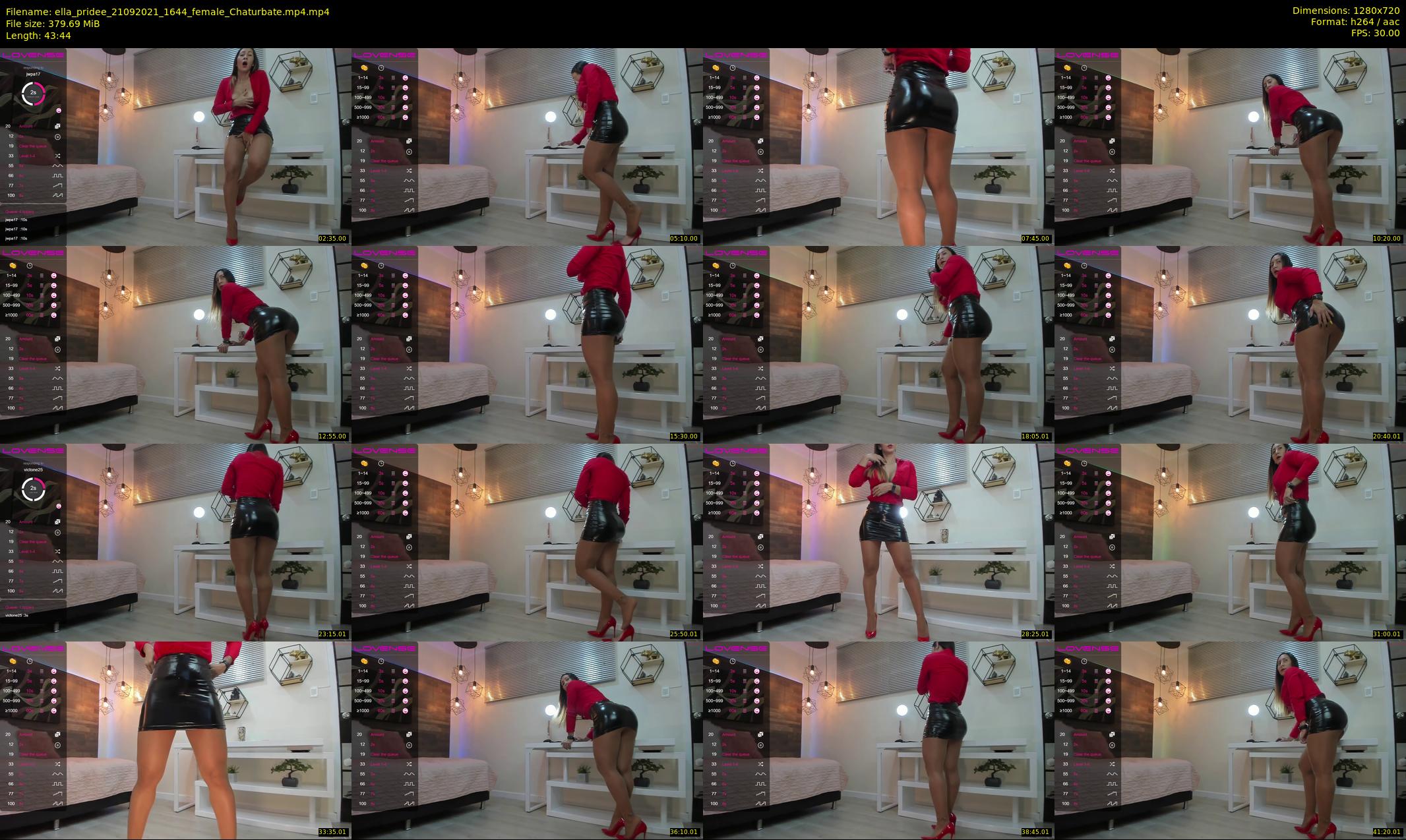 ella_pridee — 44 minute Chaturbate Female strip rec, 720p, Sep 21, 2021