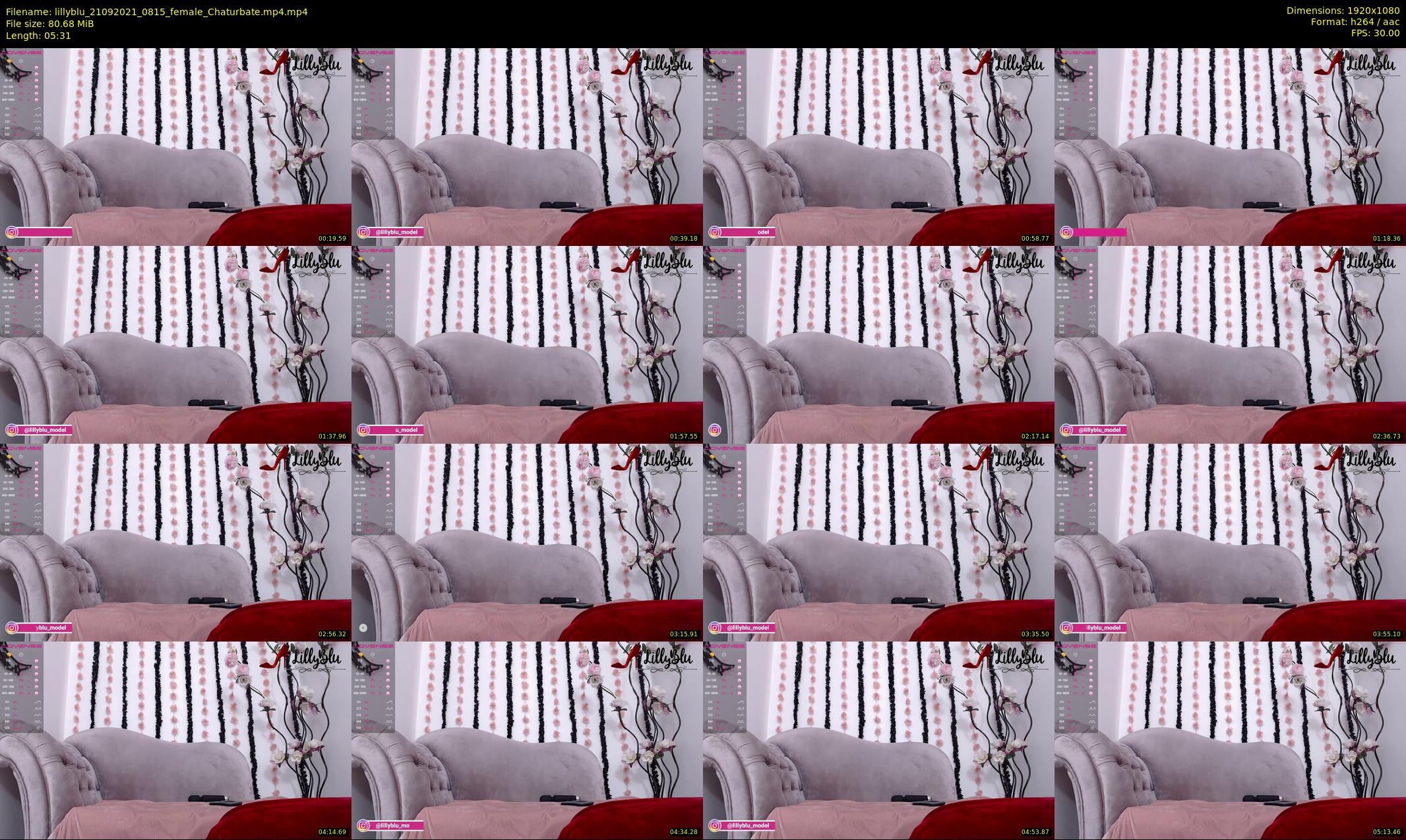 lillyblu — 6 minute Chaturbate Female strip rec, 1080p, Sep 21, 2021