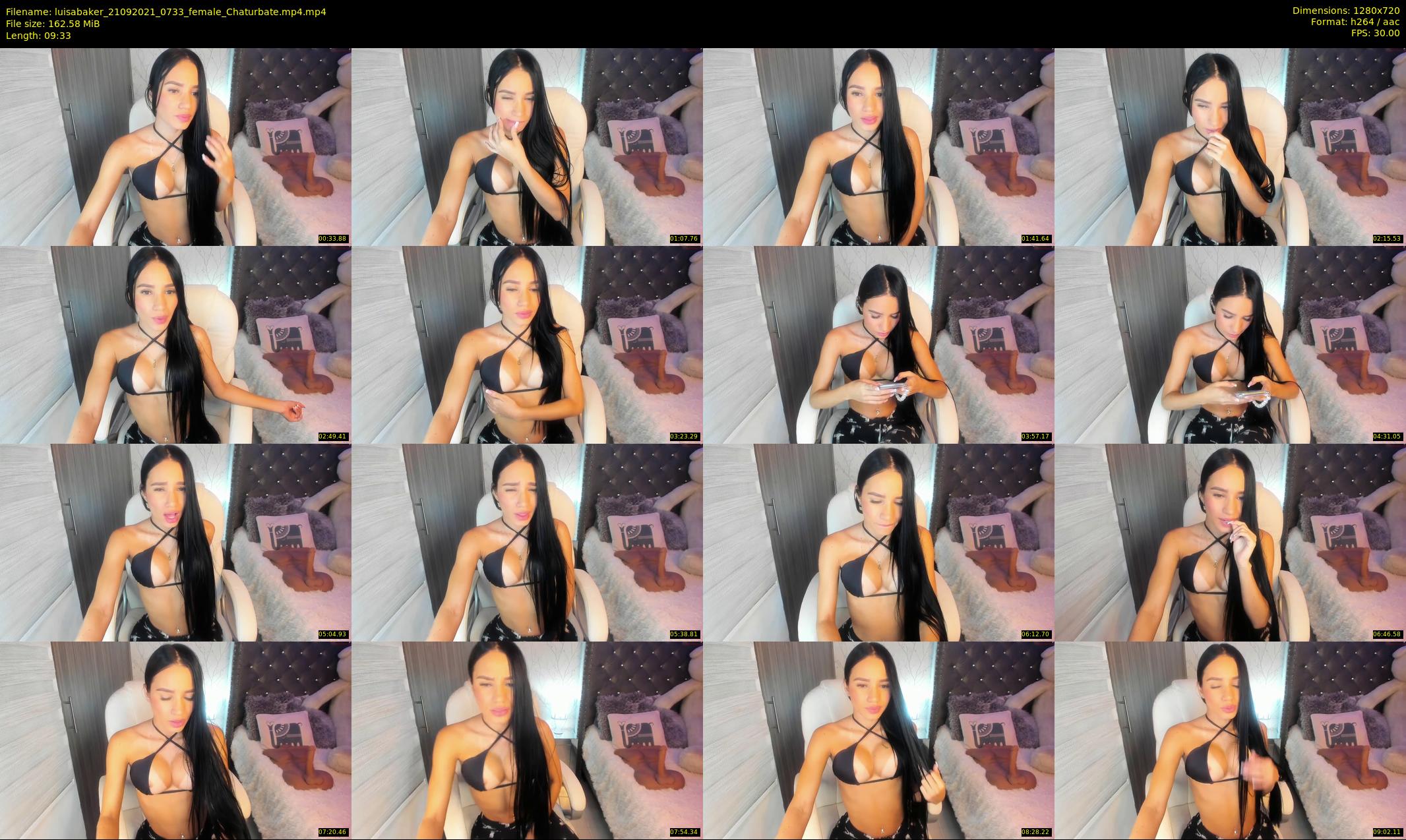luisabaker — 10 minute Chaturbate Female strip rec, 720p, Sep 21, 2021