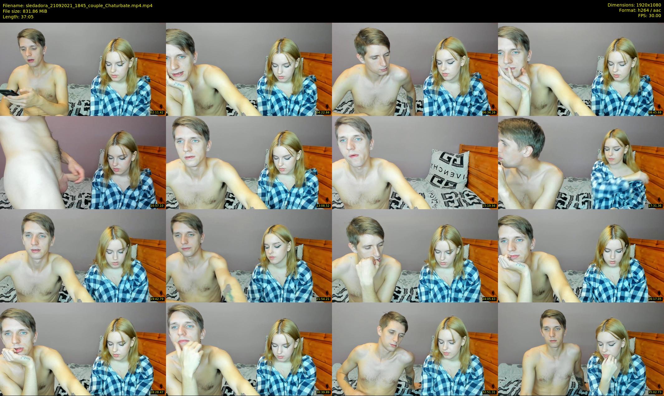 sledadora — 38 minute Chaturbate Couple strip rec, 1080p, Sep 21, 2021