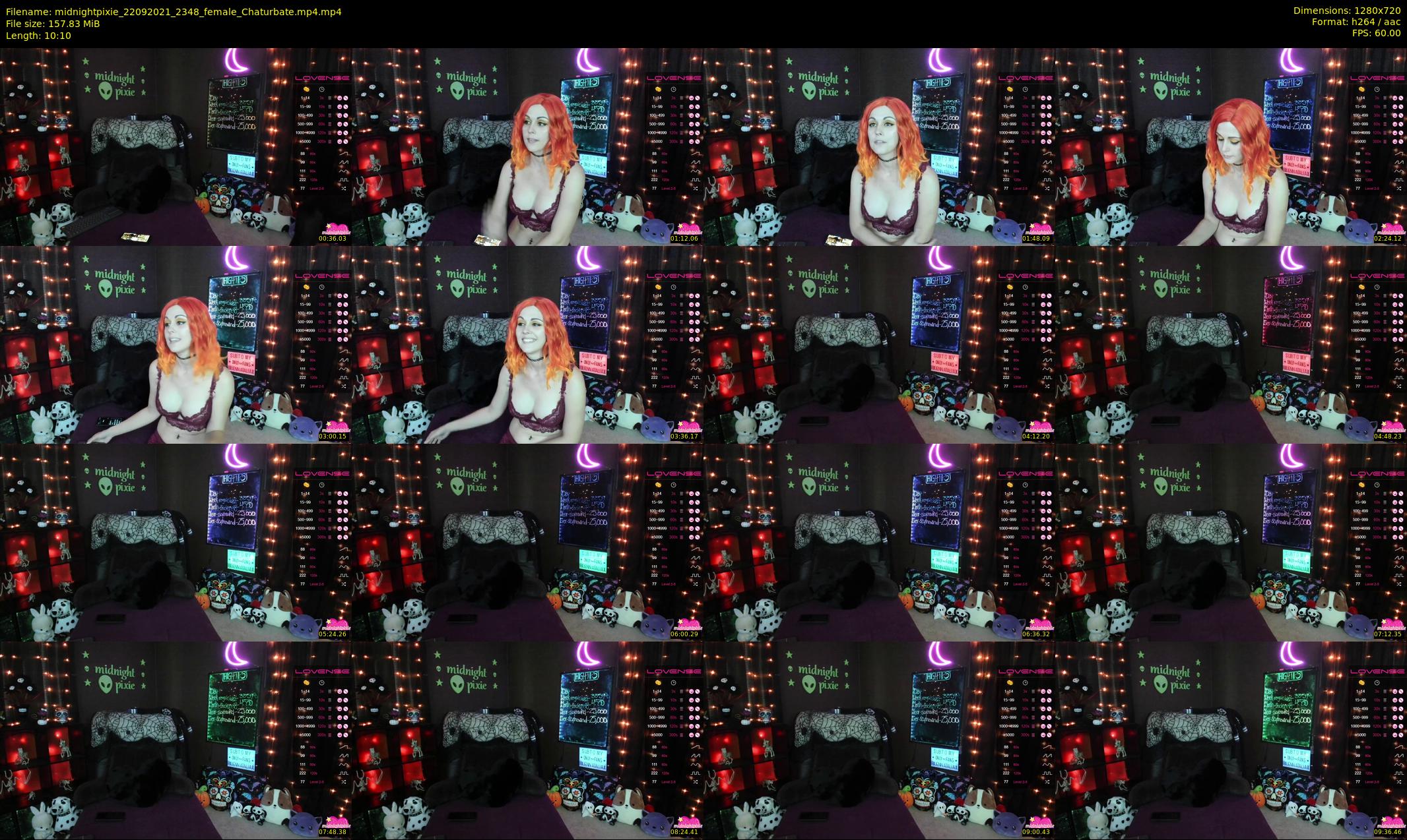 midnightpixie — 11 minute Chaturbate Female strip rec, 720p, Sep 22, 2021