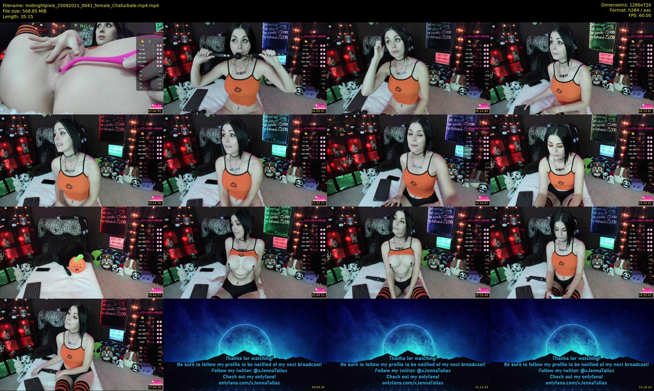 midnightpixie — 36 minute Chaturbate Female strip rec, 720p, Sep 25, 2021
