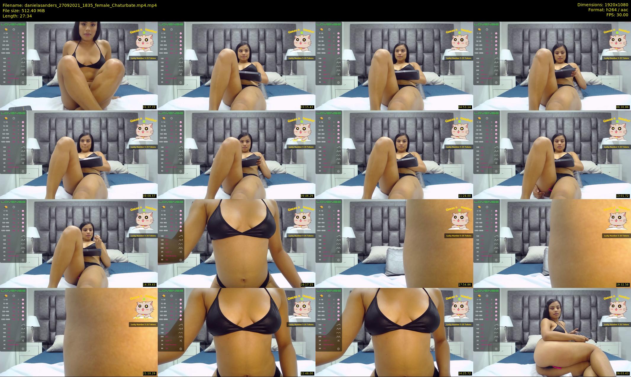 danielasanders — 28 minute Chaturbate Female strip rec, 1080p, Sep 27, 2021