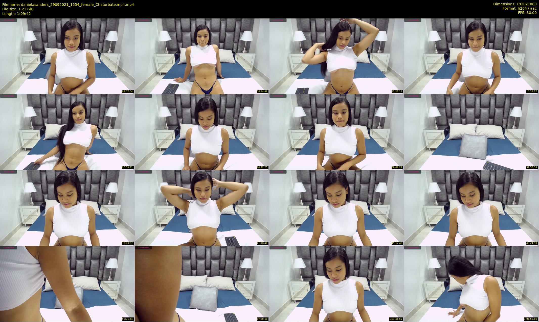 danielasanders — 70 minute Chaturbate Female strip rec, 1080p, Sep 29, 2021