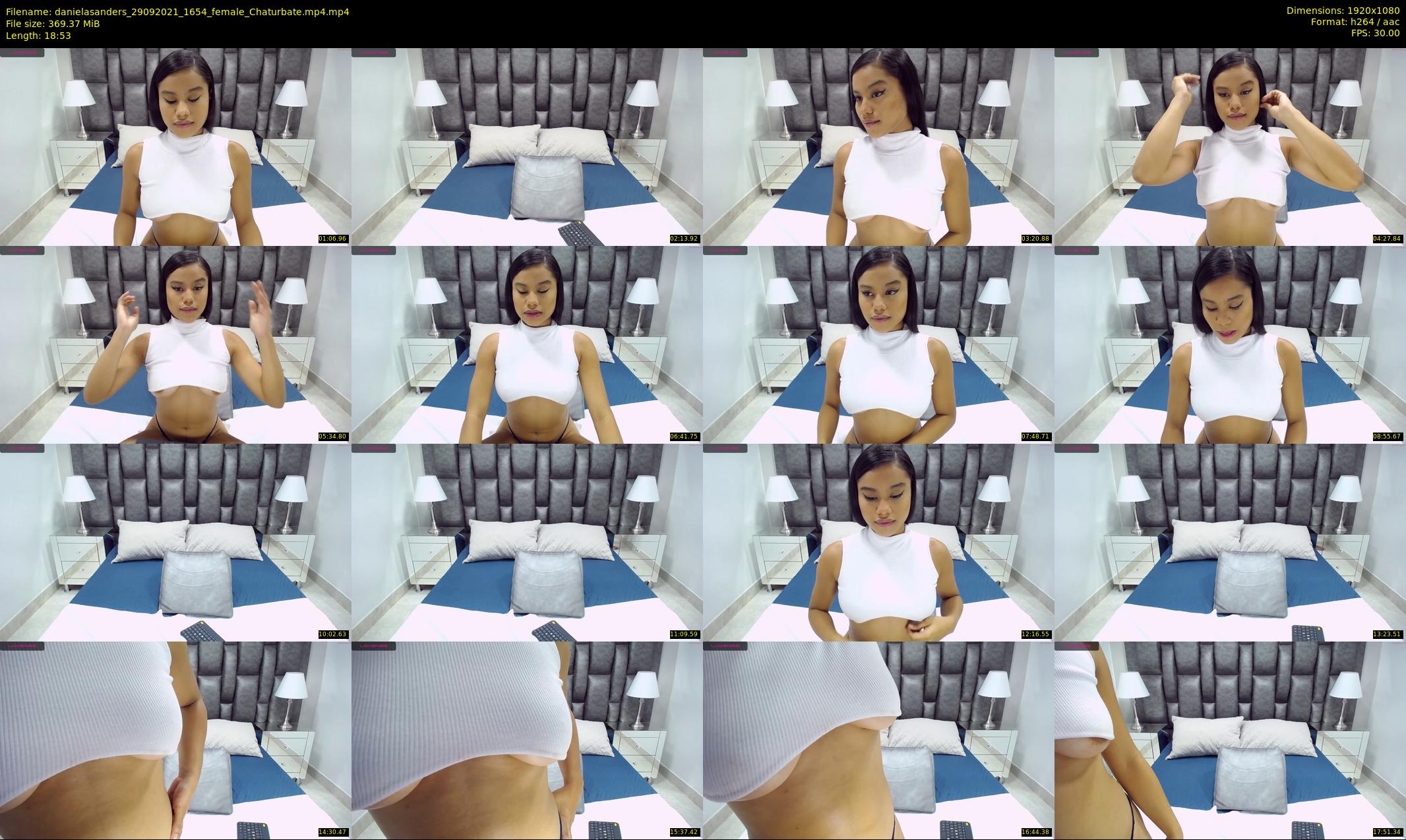 danielasanders — 19 minute Chaturbate Female strip rec, 1080p, Sep 29, 2021