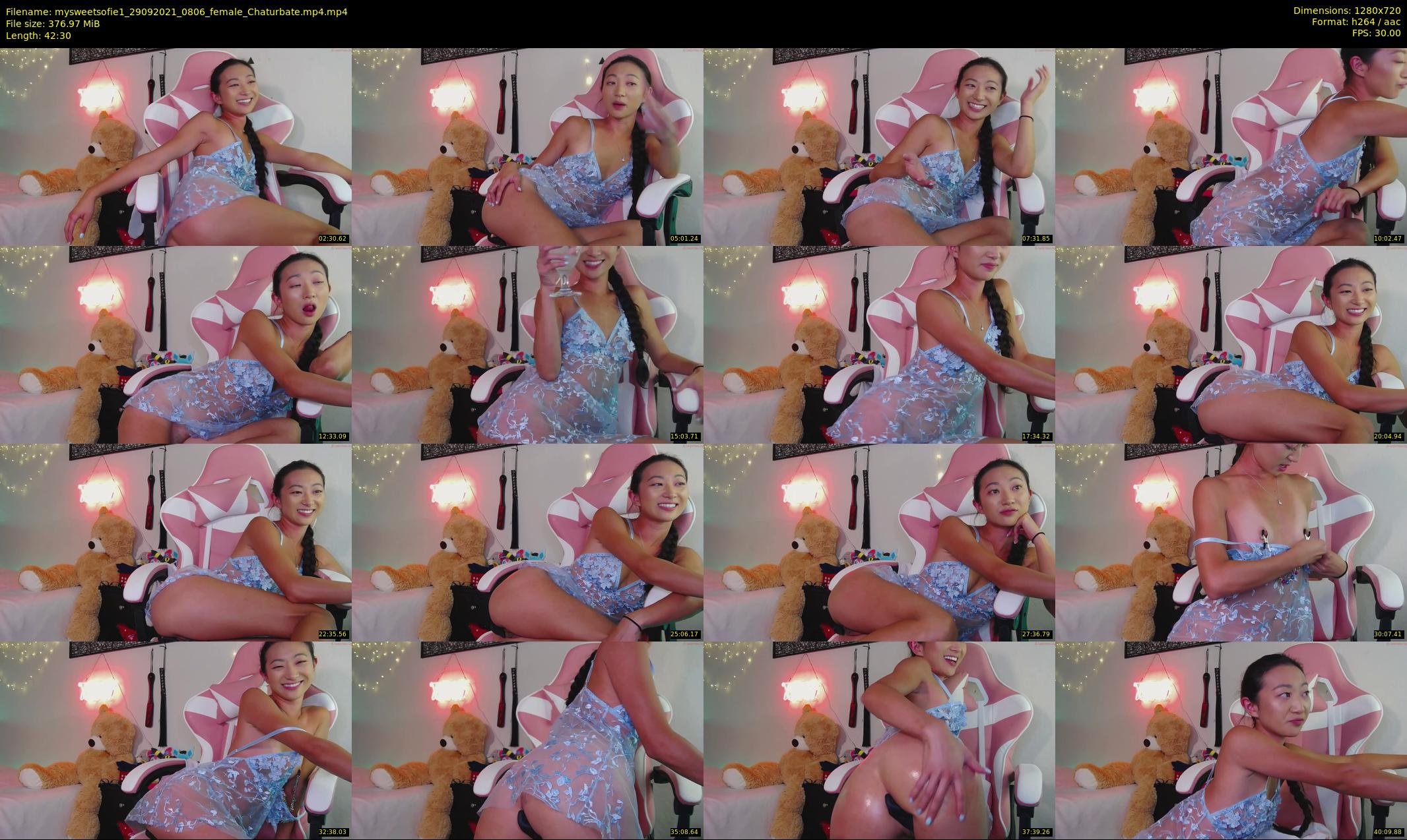 mysweetsofie1 — 43 minute Chaturbate Female strip rec, 720p, Sep 29, 2021