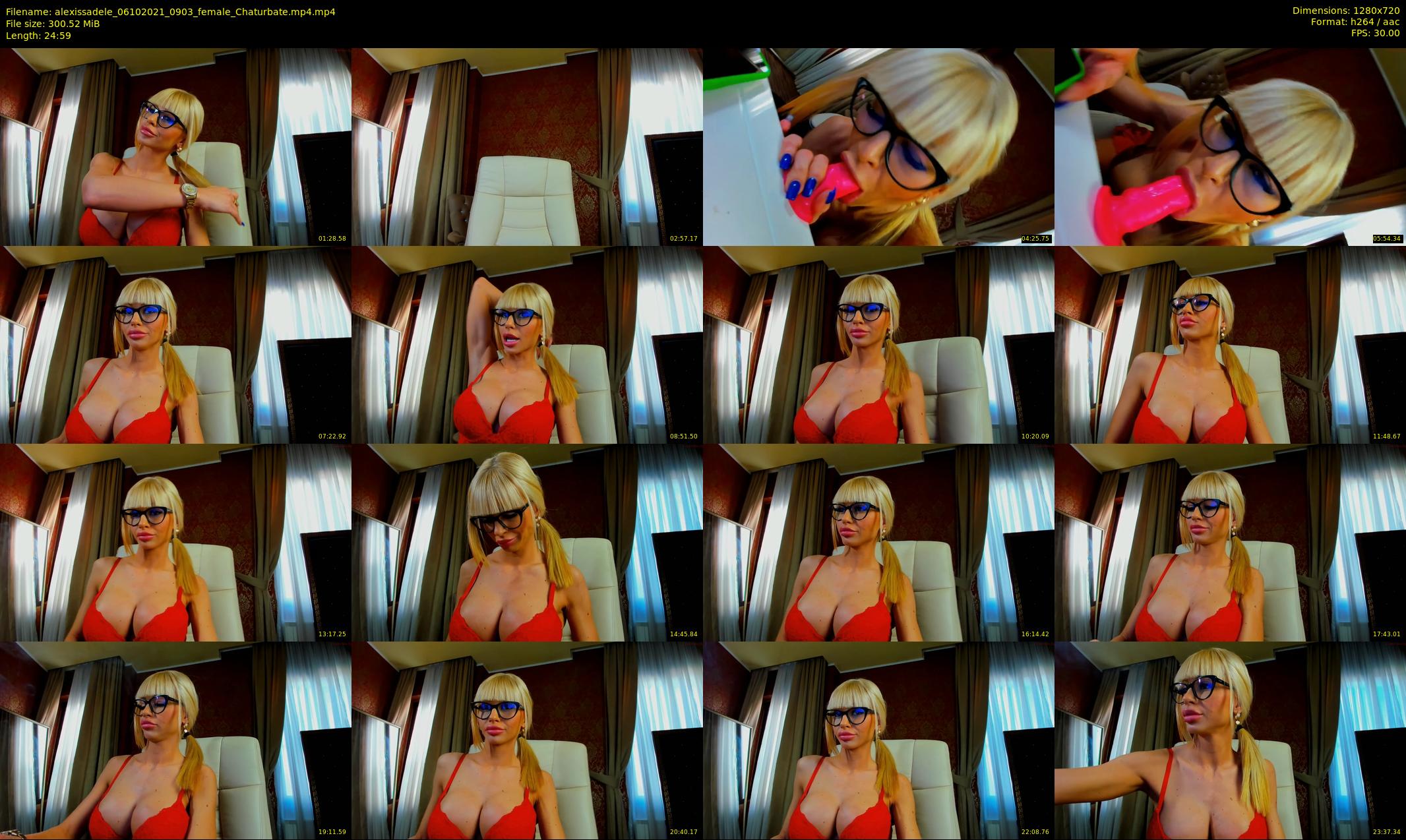 alexissadele — 25 minute Chaturbate Female strip rec, 720p, Oct 6, 2021